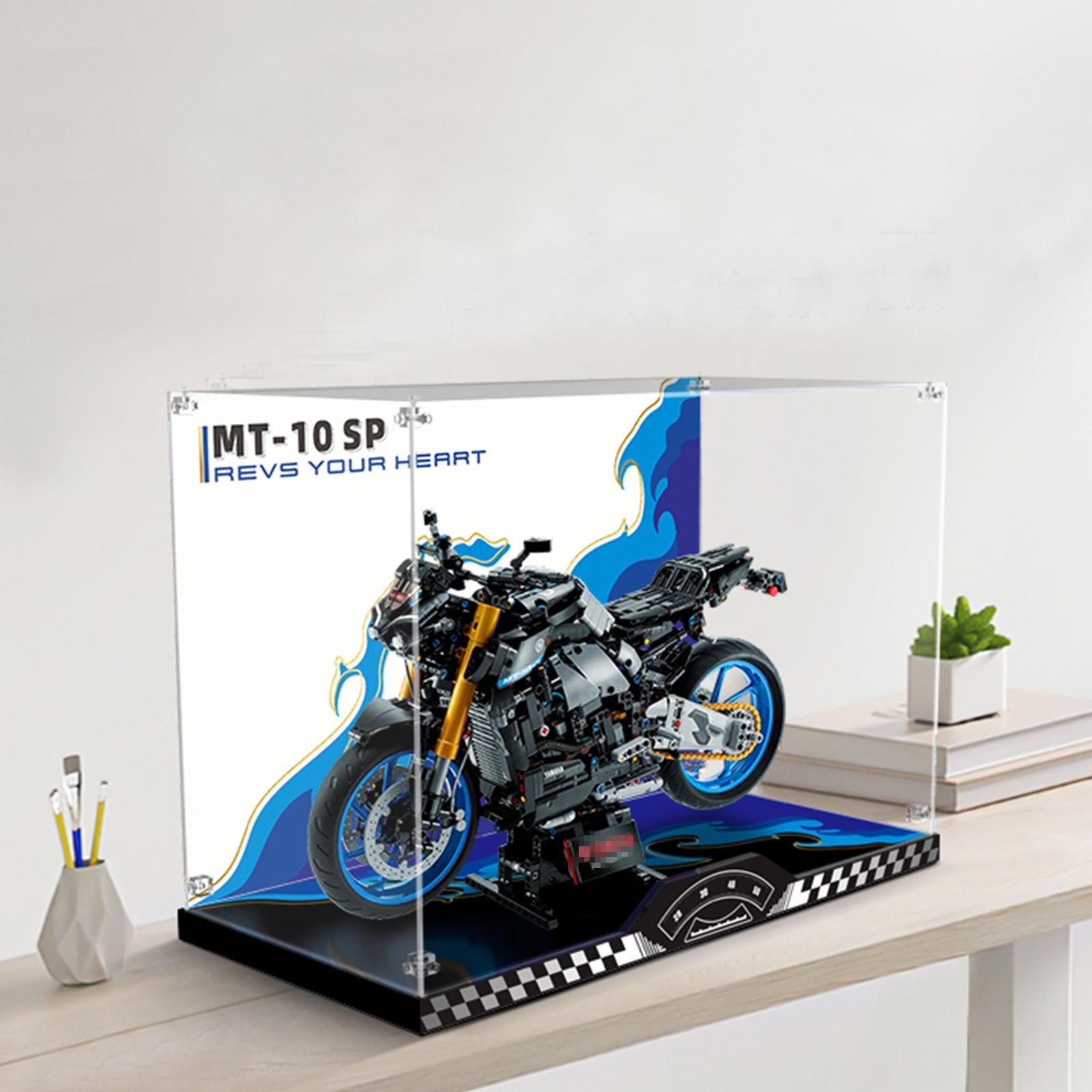 Acrylic Display Case for LEGO 42159 Yamaha MT-10 SP