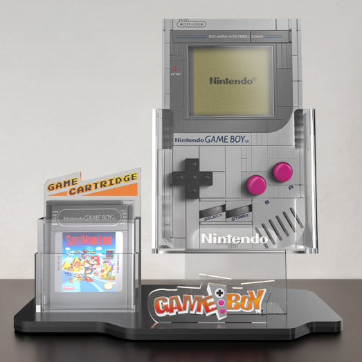Pre-order Acrylic Display stand for Lego Super Mario 72046 Game Boy (Lego Set NOT Include)