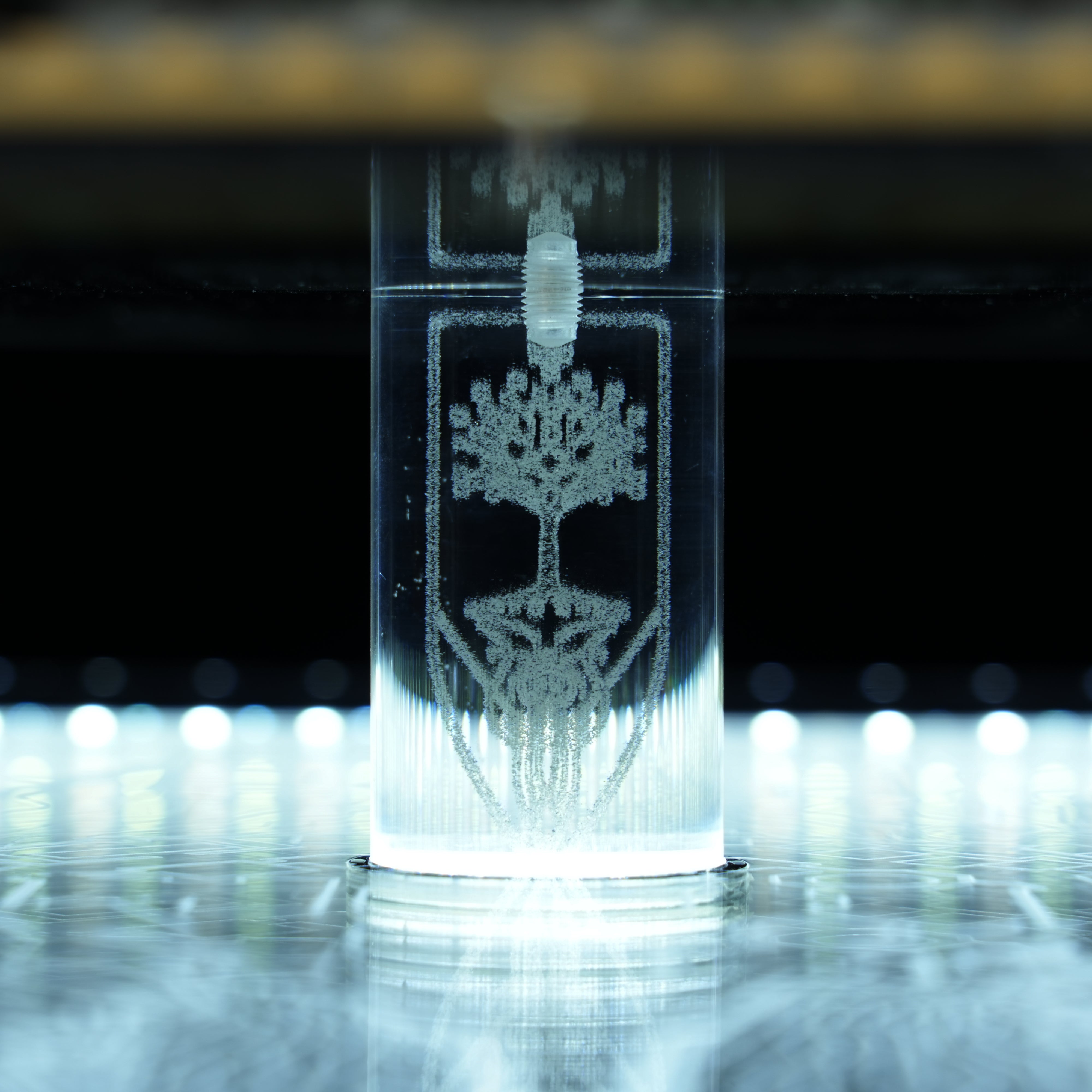 LED Light Acrylic Display Case for LEGO® Icons 11377 The Lord of the Rings: Minas Tirith™ (LEGO® Set NOT Include)