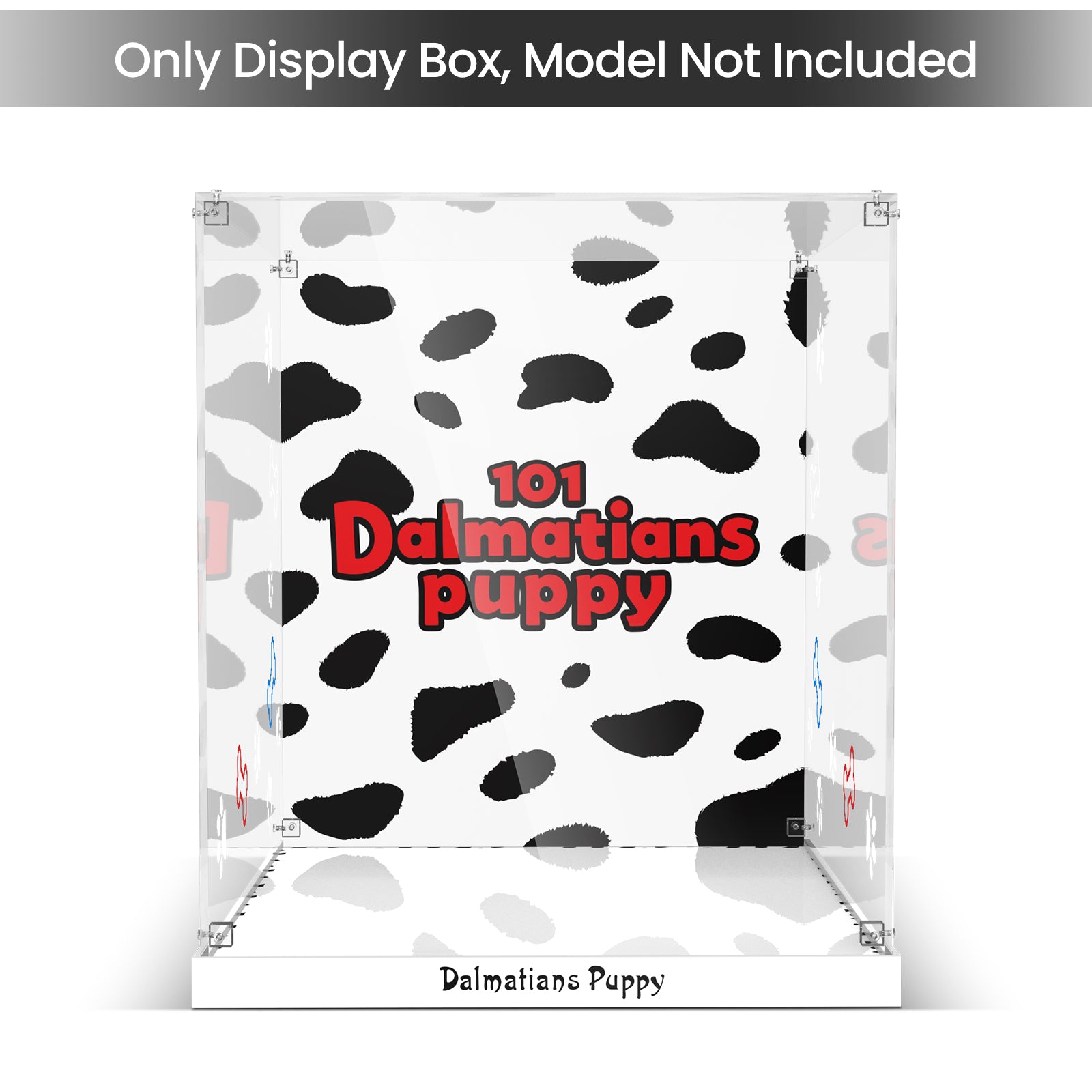 Acrylic Display Case for Lego 43269 Disney 101 Dalmatians Puppy (Lego Set Not Included)