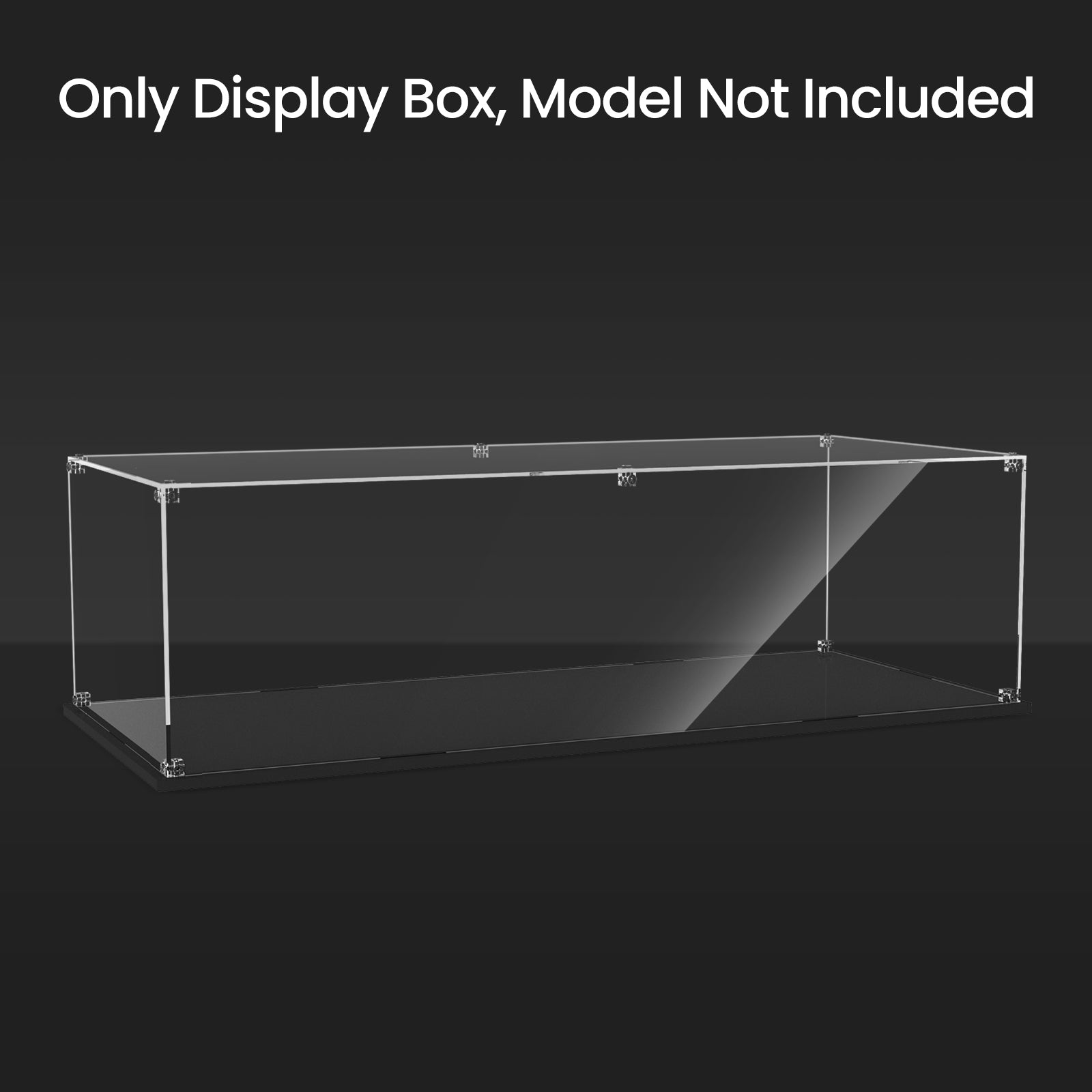 Universal Acrylic Display Case for Lego F1 Car - 42206, 42207, 42141 or 42171 (Box Only, No Model)