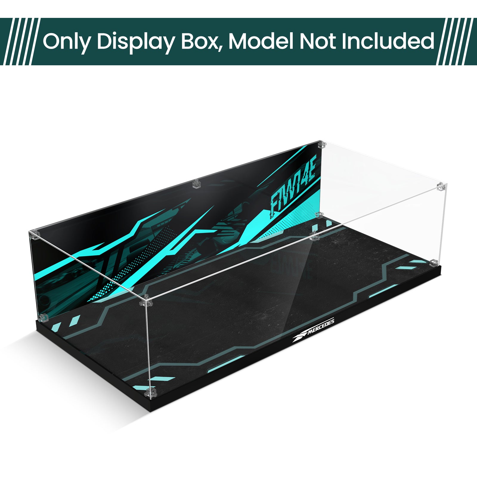 Acrylic Display Case for Lego 42171 Mercedes-AMG F1 W14 E Performance Race Car (Lego Set Not Included)