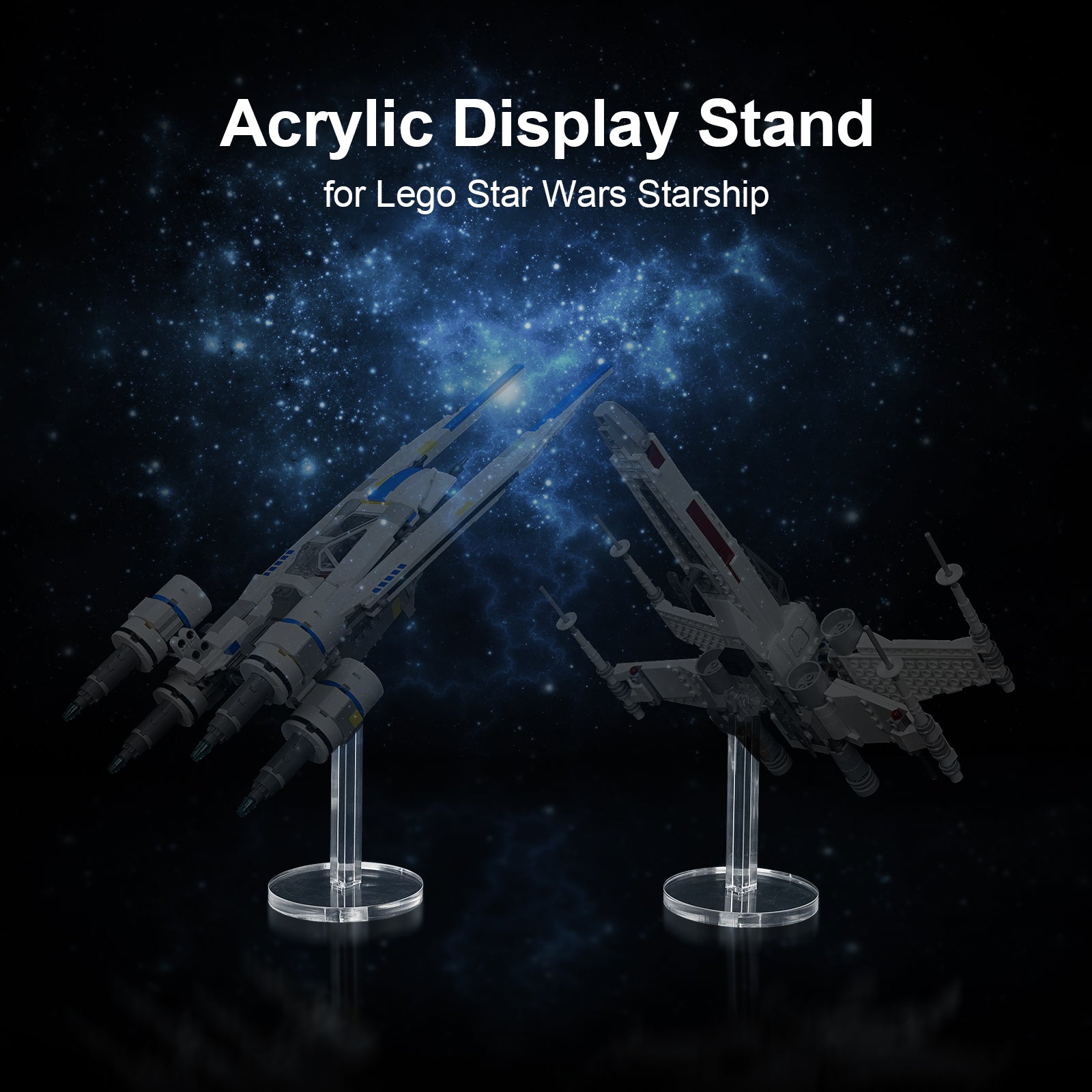 Universal Acrylic Display Stand for Lego Star Wars Spaceship