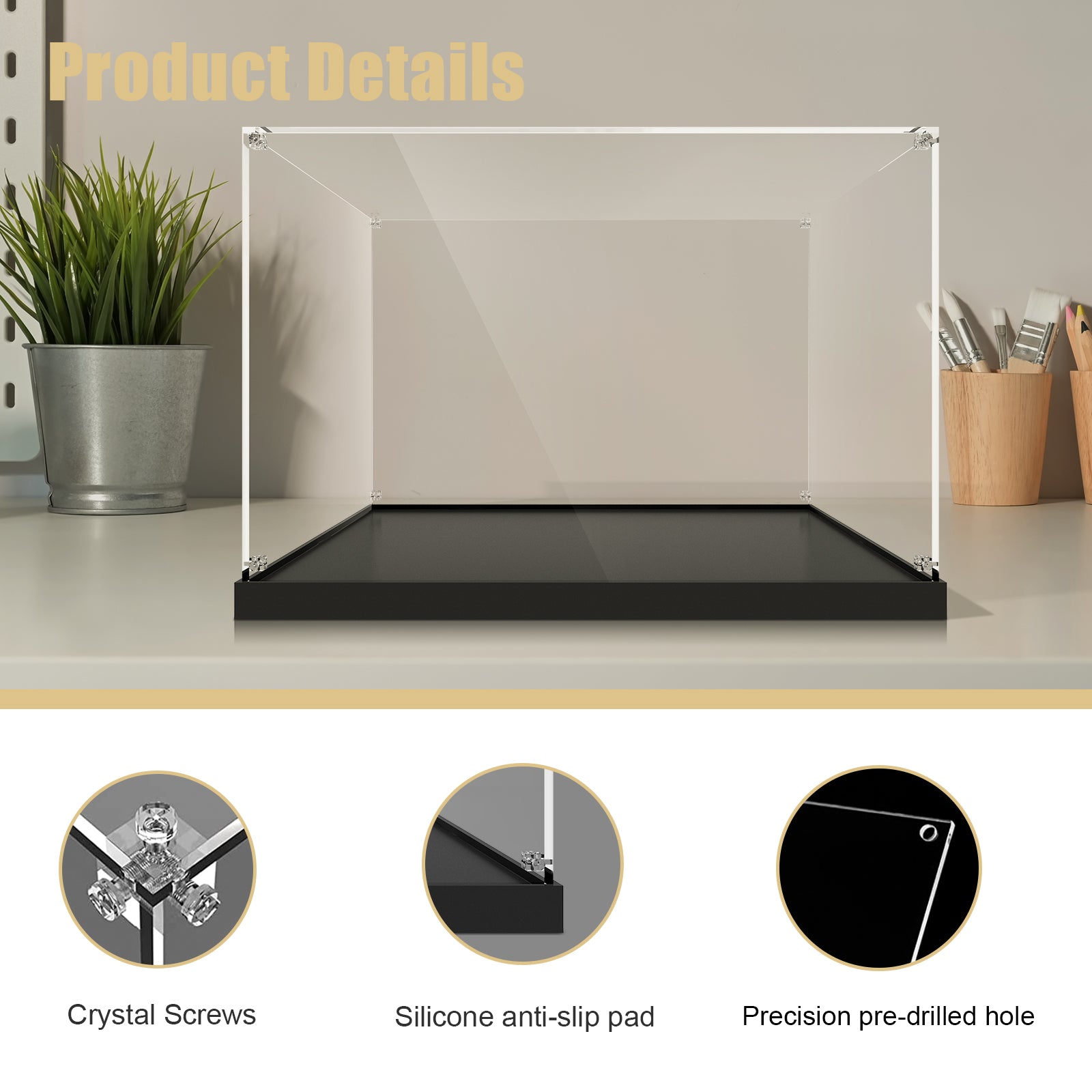 Acrylic Display Case for Lego 76419 Hogwarts Castle (Lego Set Not Included)