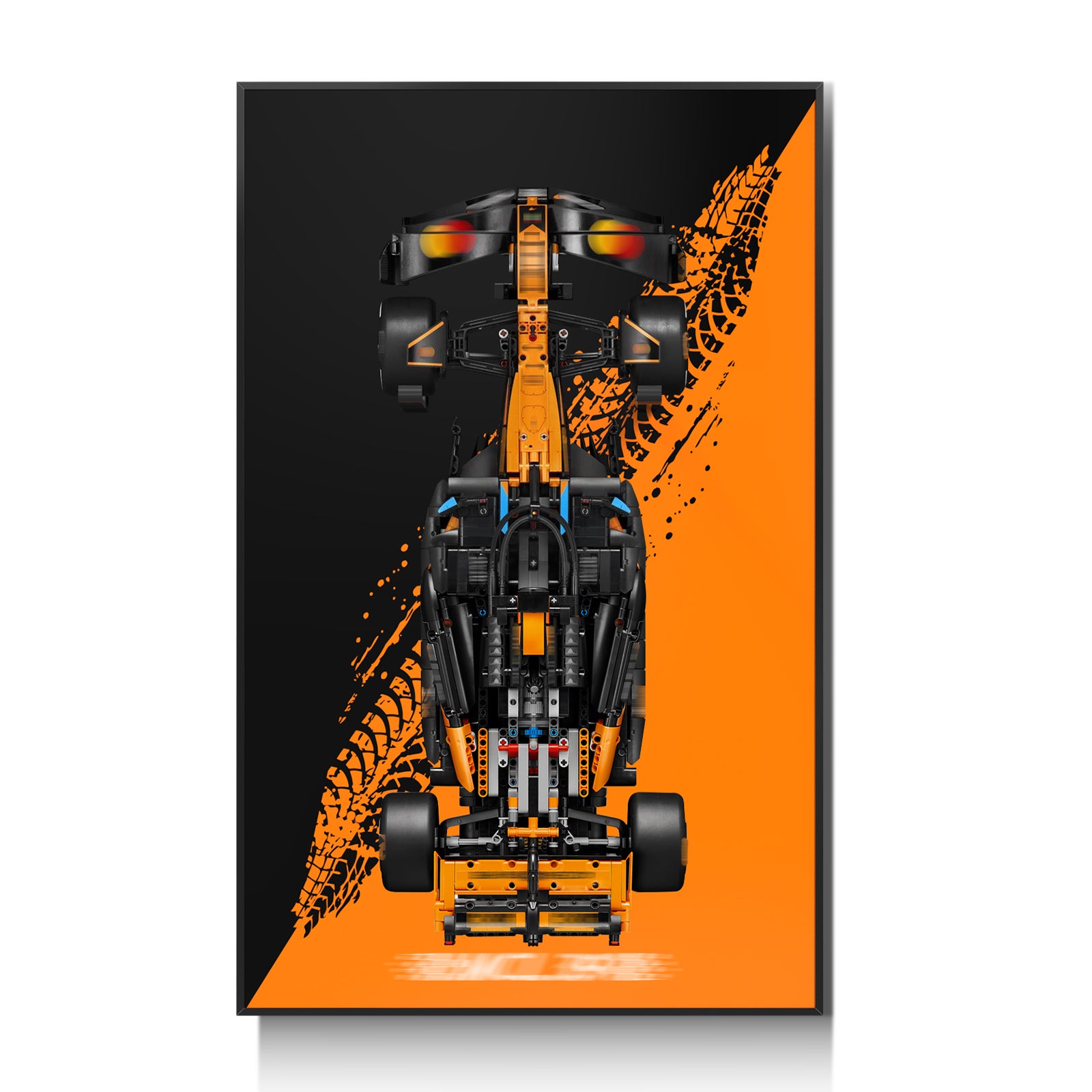Acrylic Display Wall Mount for LEGO®Technic™ 42228 McLaren MCL39 F1® Car (LEGO® Set NOT Include)