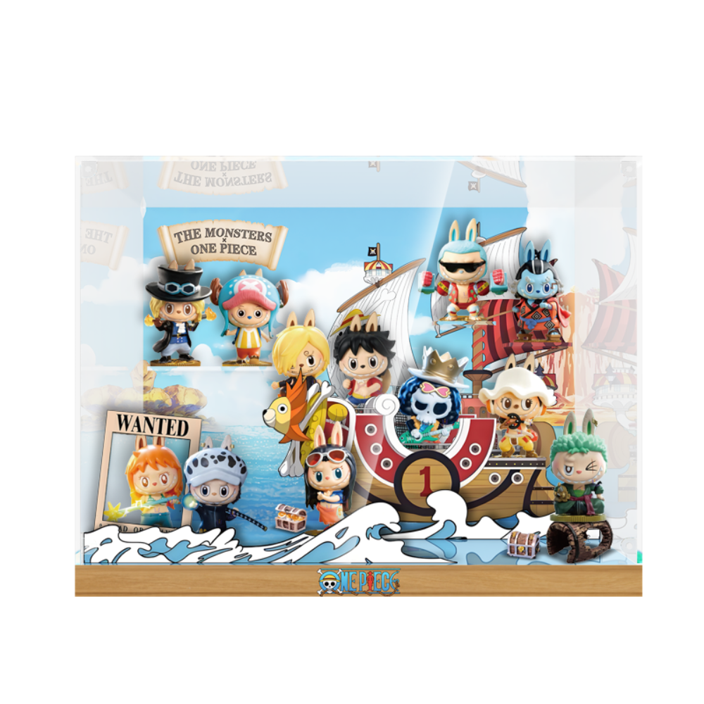 Acrylic Display Case for POP MART® “THE MONSTERS × One Piece Series Figures“ Scene (Model Not Included)