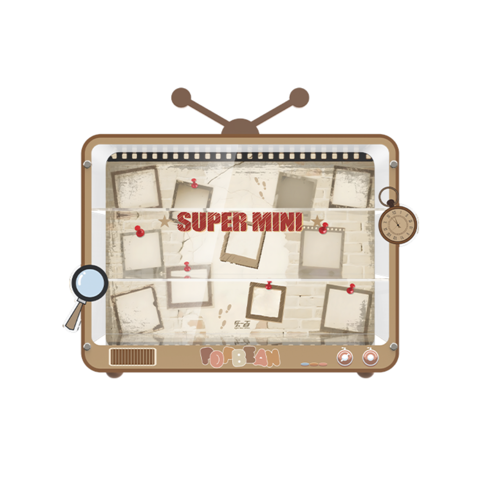 Acrylic Display Case for POP MART® Detective Conan “Super Mini Figure“ (Model Not Included)