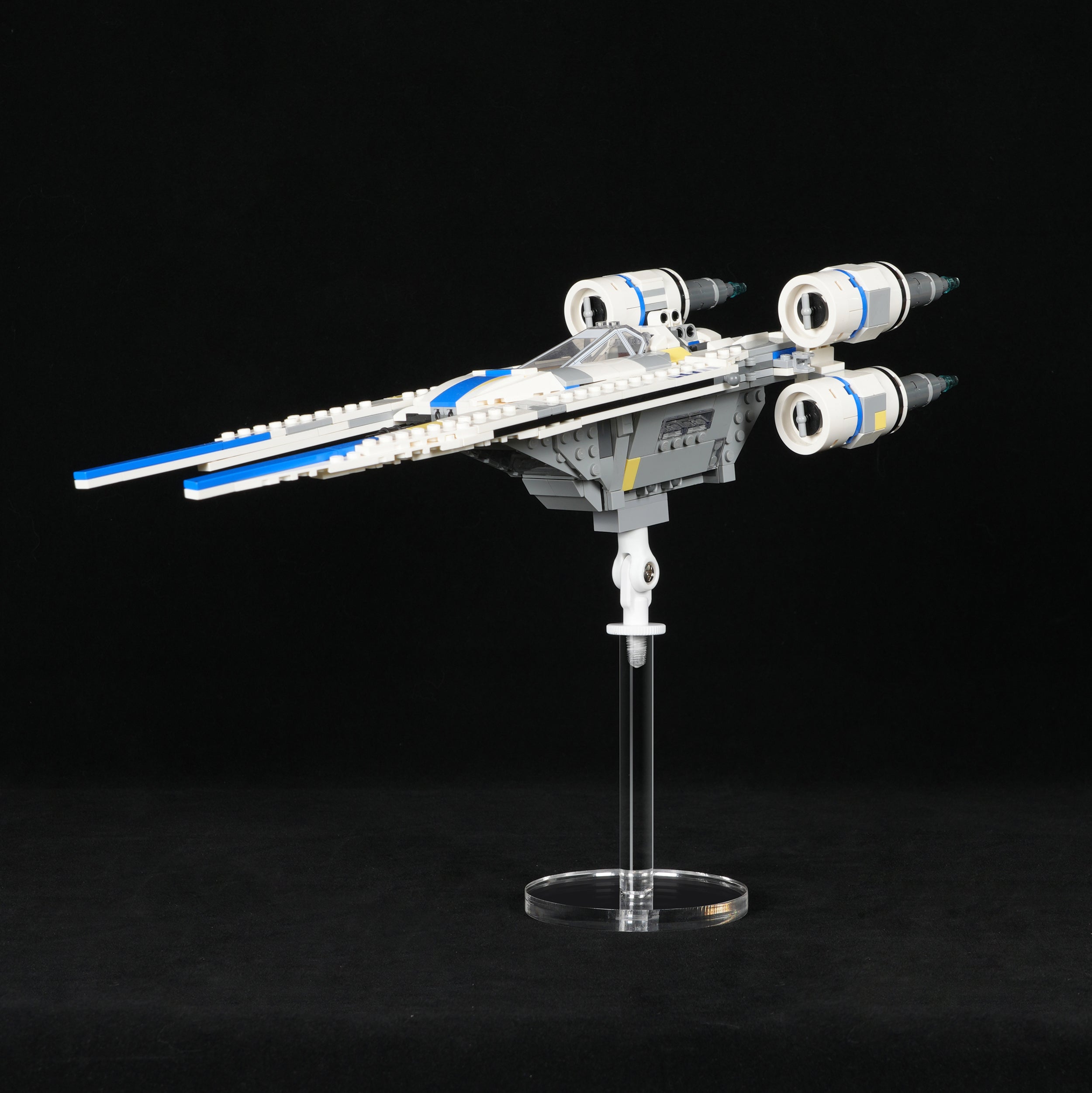 Upgraded Universal Acrylic Display Stand for LEGO® Star Wars Spaceship (LEGO® Set NOT Included)