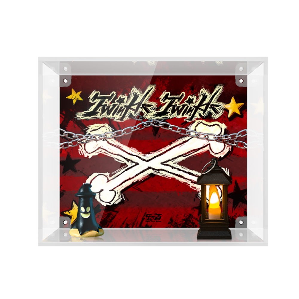 Acrylic Display Case for POP MART® Twinkle Twinkle “Little Devil Star Figure“ (Model Not Included)