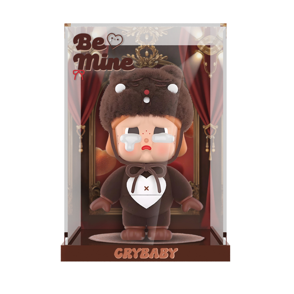 Acrylic Display Case for POP MART® CRYBABY “BE MINE FIGURINE“ (Model Not Included)
