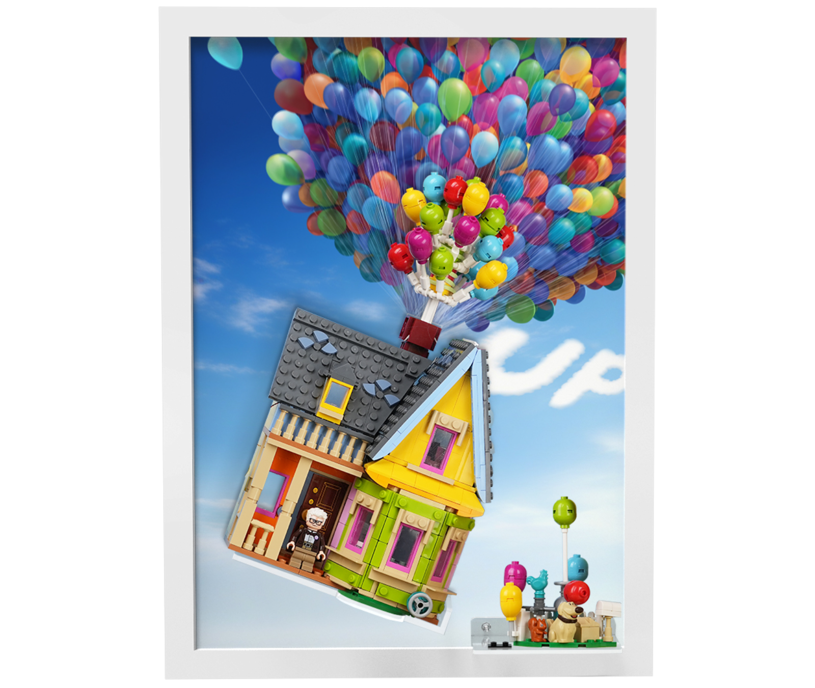 Acrylic Display Wall Mount for Lego Disney 43217 UP HOUSE (Lego set Not Included)