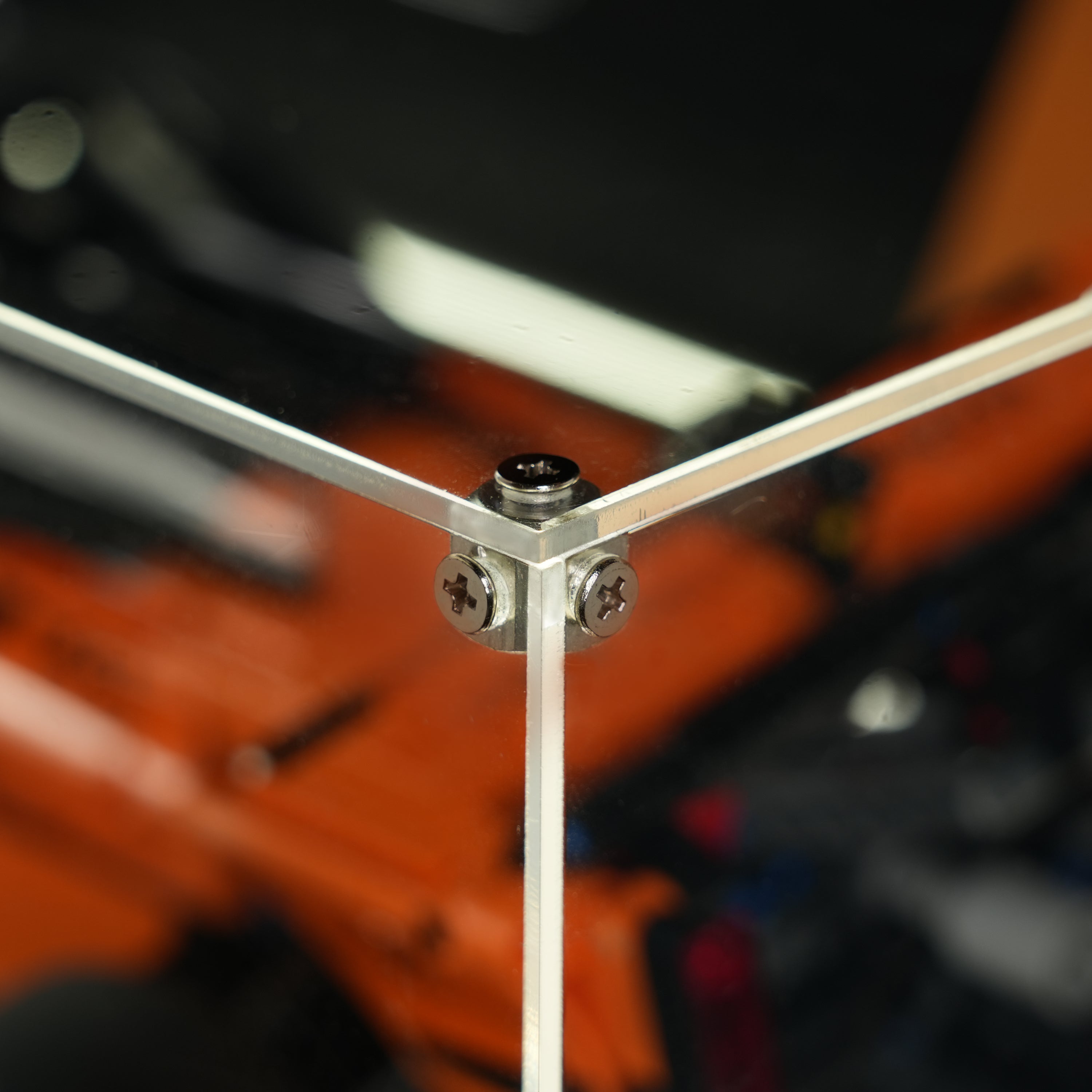 LED Light Acrylic Display Case for LEGO® Technic™ 42228 McLaren MCL39 F1 Car(LEGO® Set NOT Include)