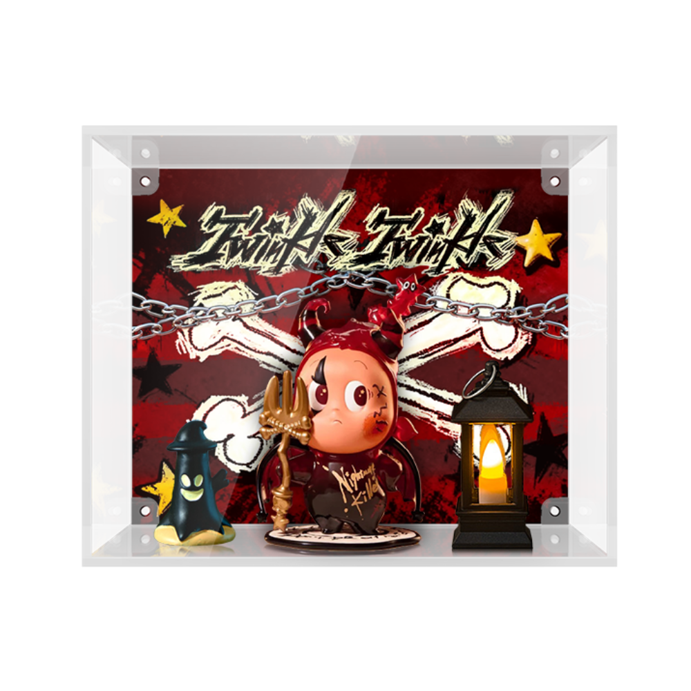 Acrylic Display Case for POP MART® Twinkle Twinkle “Little Devil Star Figure“ (Model Not Included)