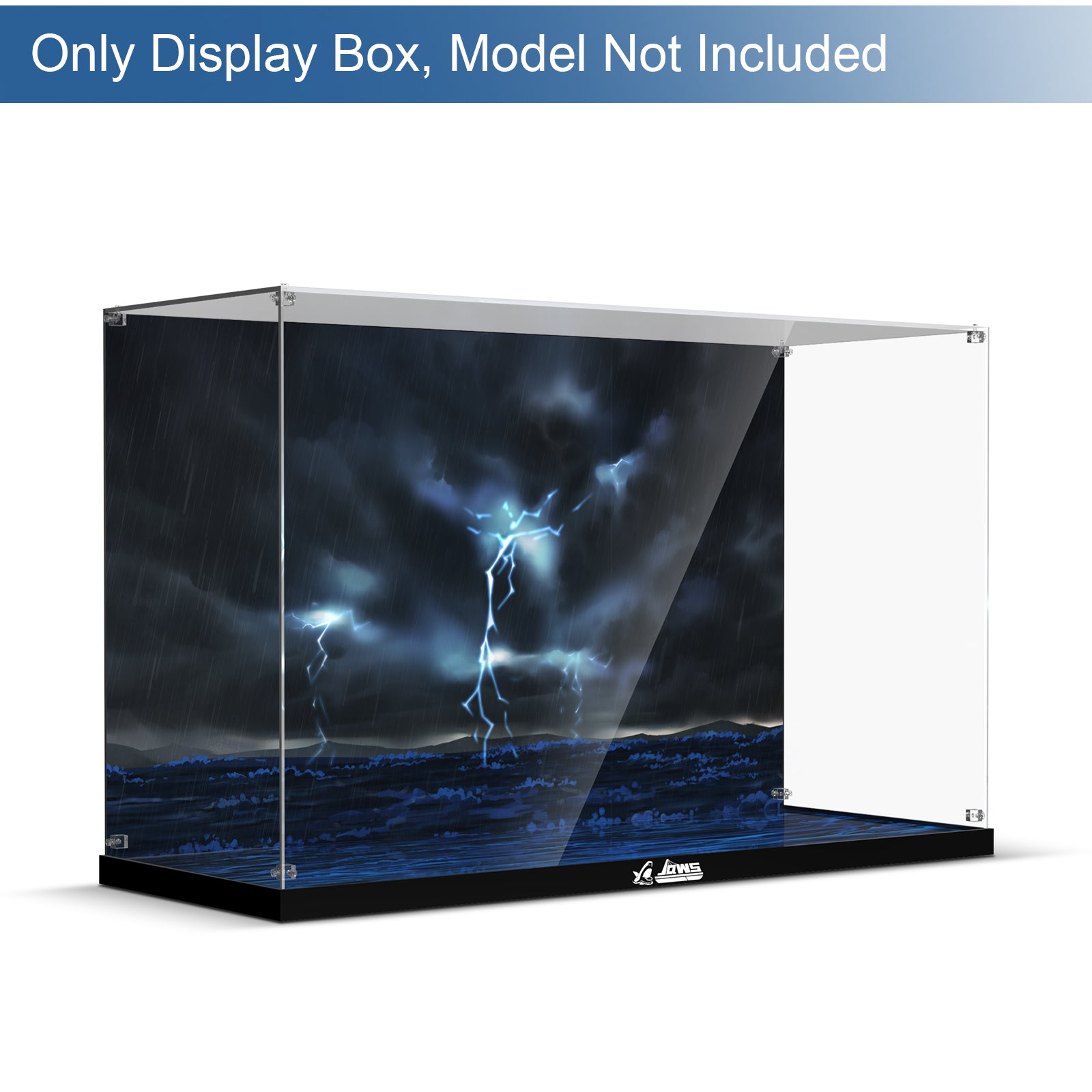 Acrylic Display Case for Lego Ideas 21350 Jaws (Box Only, No Model)