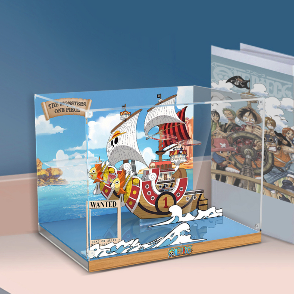 Acrylic Display Case for POP MART® “THE MONSTERS × One Piece Series Figures“ Scene (Model Not Included)