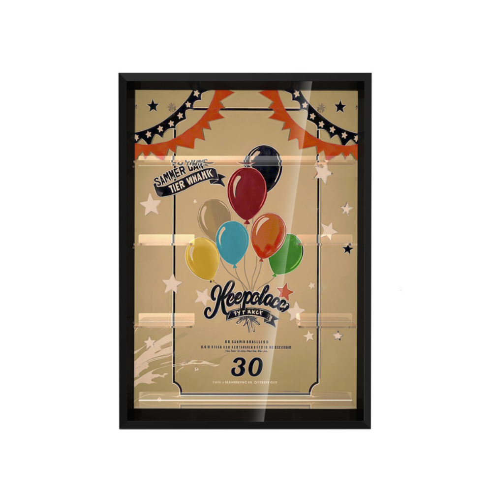 Acrylic Display Frame for POP MART® DIMOO "WORLD × DISNEY Series Figures" (Model Not Included).