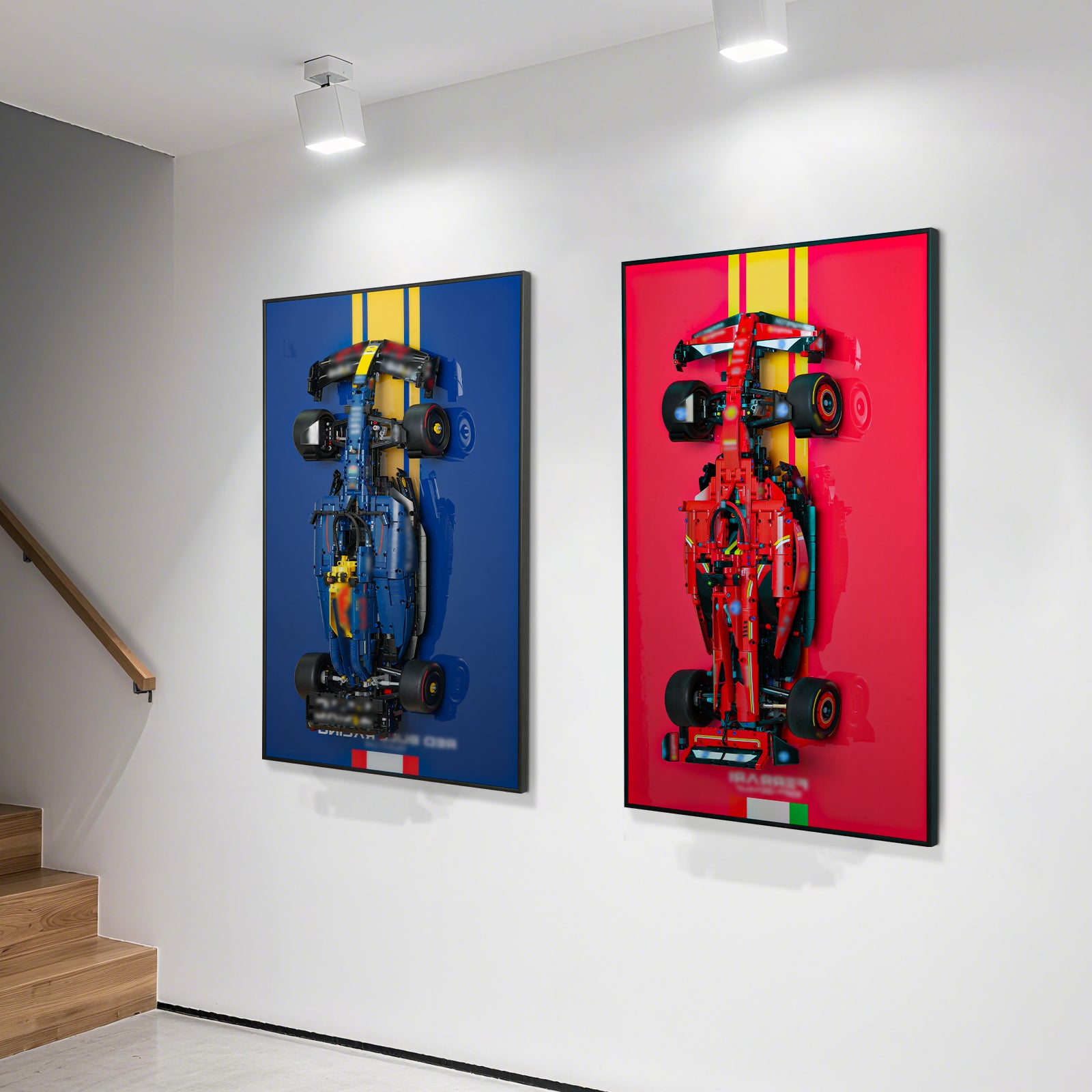 Acrylic Display Wall Mount for LEGO® Technic™ 42207 / 42206 / 42171 / 42141 (CLEARANCE SALE)
