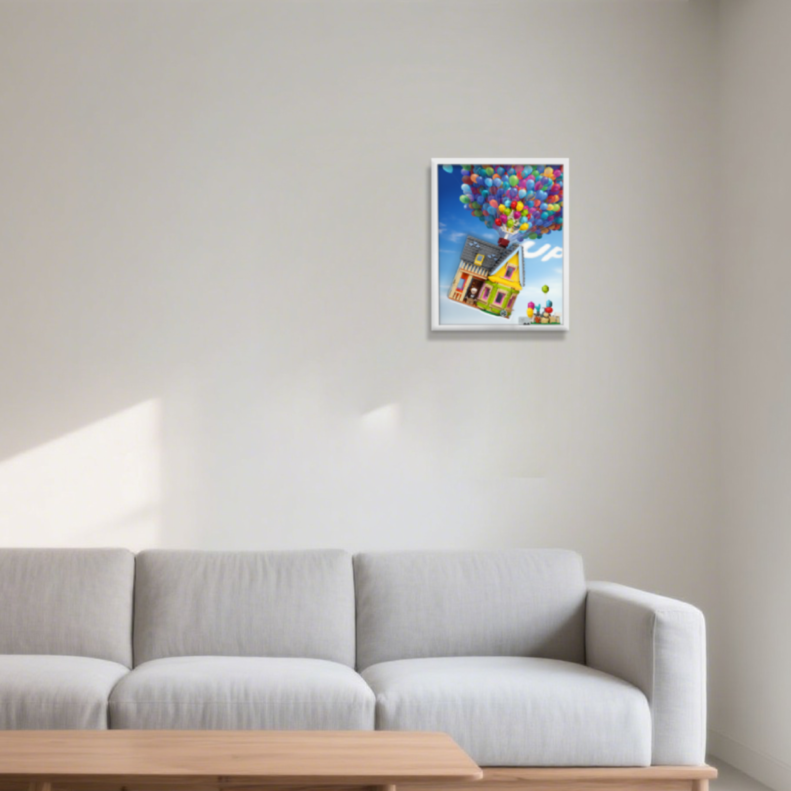 Acrylic Display Wall Mount for LEGO® Disney™ 43217 UP HOUSE (LEGO Set Not Included)