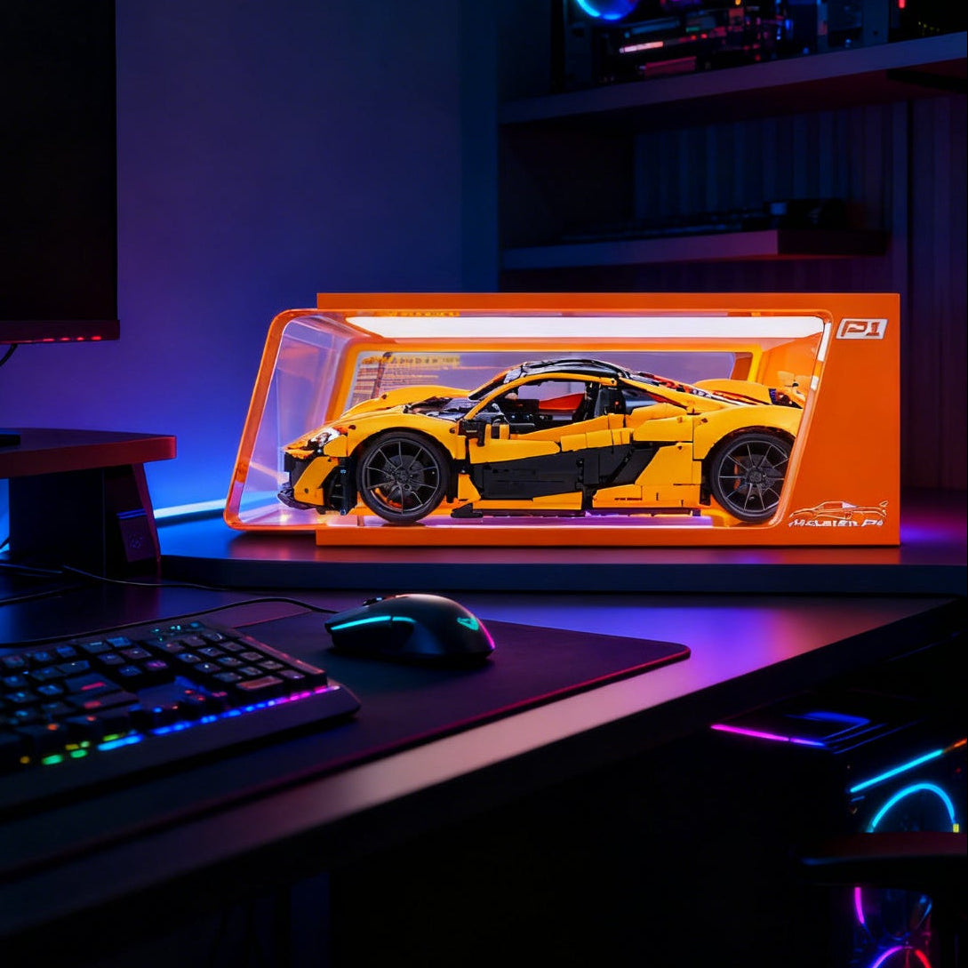 Crazy Designer Collection - LED Acrylic Display Case for LEGO® Technic 42172 McLaren P1