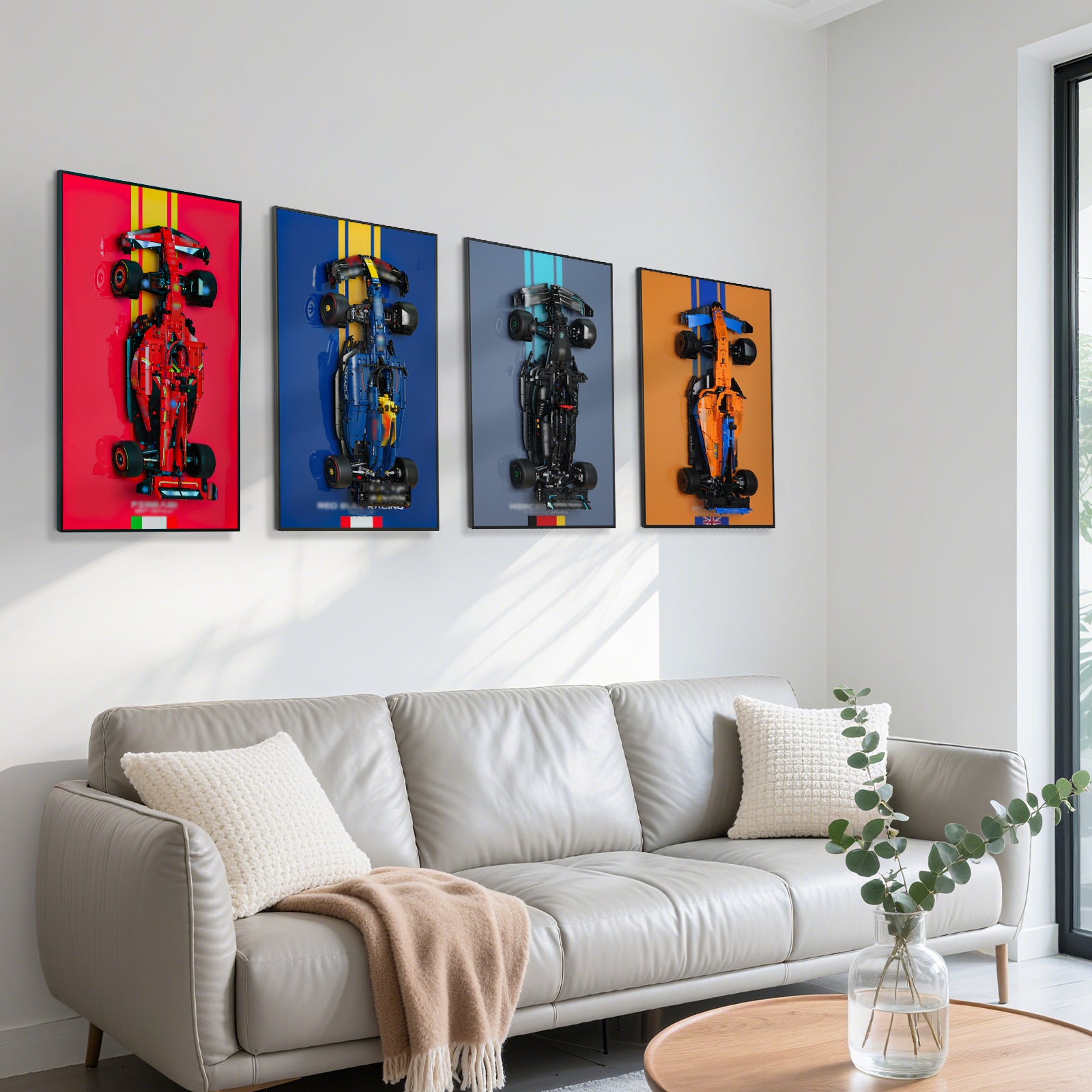 Acrylic Display Wall Mount for LEGO® Technic™ 42207 / 42206 / 42171 / 42141 (CLEARANCE SALE)