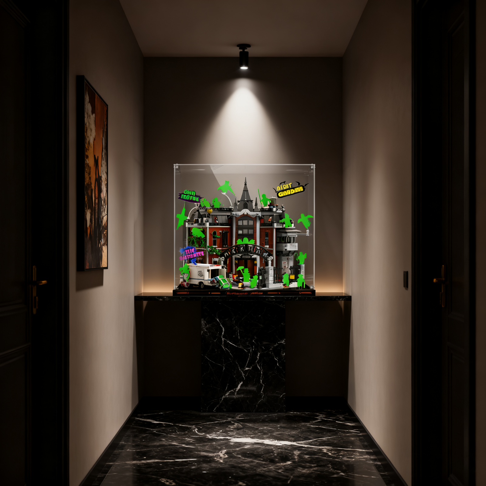 Acrylic Display Case for Lego Batman 76300 Arkham Asylum (Lego set Not included)