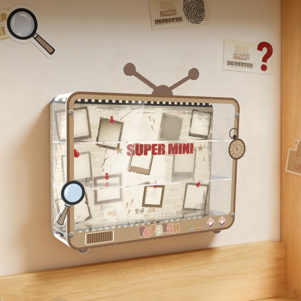 Acrylic Display Case for POP MART® Detective Conan “Super Mini Figure“ (Model Not Included)