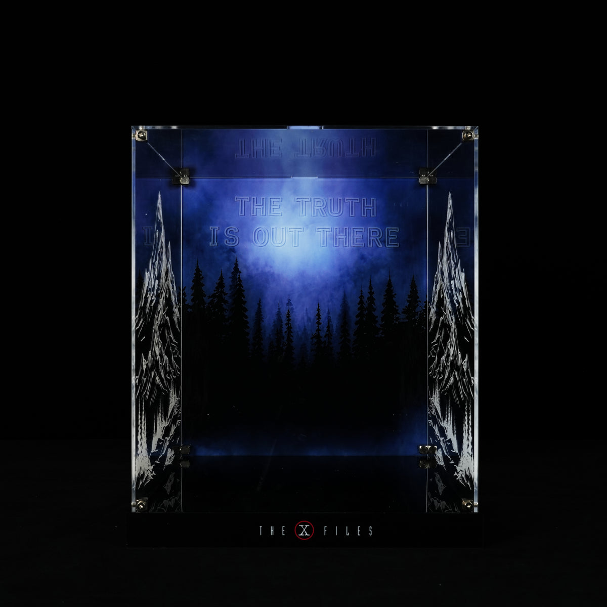 LED Light Acrylic Display Case for Ideas 21369 The X-Files (LEGO® Set Not Included)