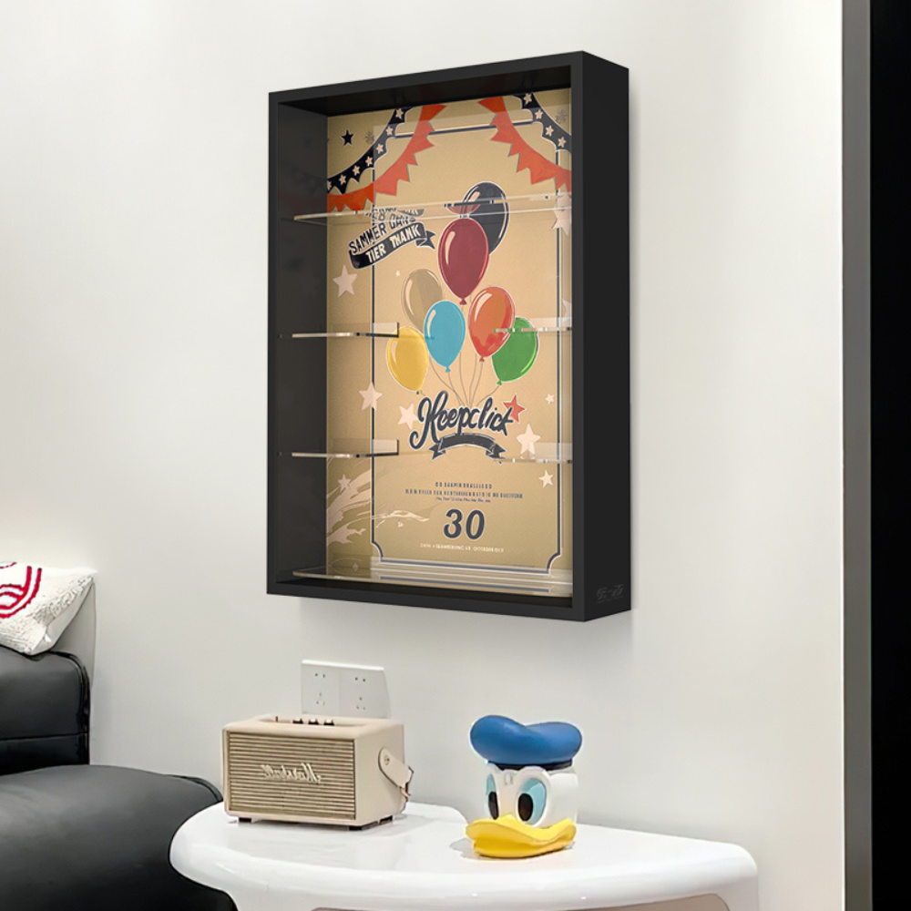 Acrylic Display Frame for POP MART® DIMOO "WORLD × DISNEY Series Figures" (Model Not Included).