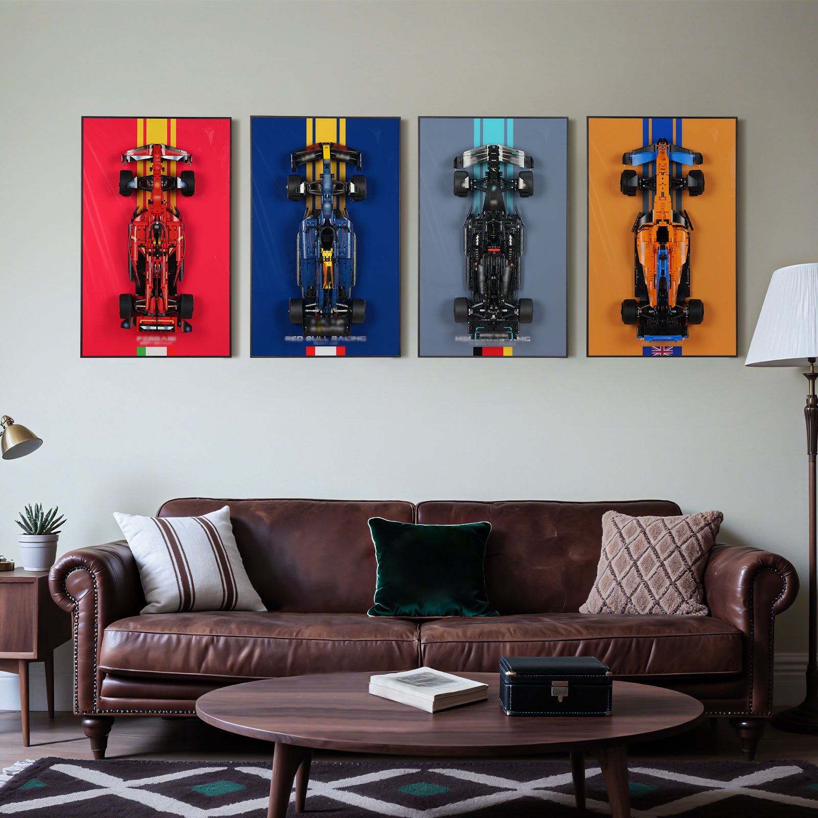Acrylic Display Wall Mount for LEGO® Technic™ 42207 / 42206 / 42171 / 42141 (CLEARANCE SALE)