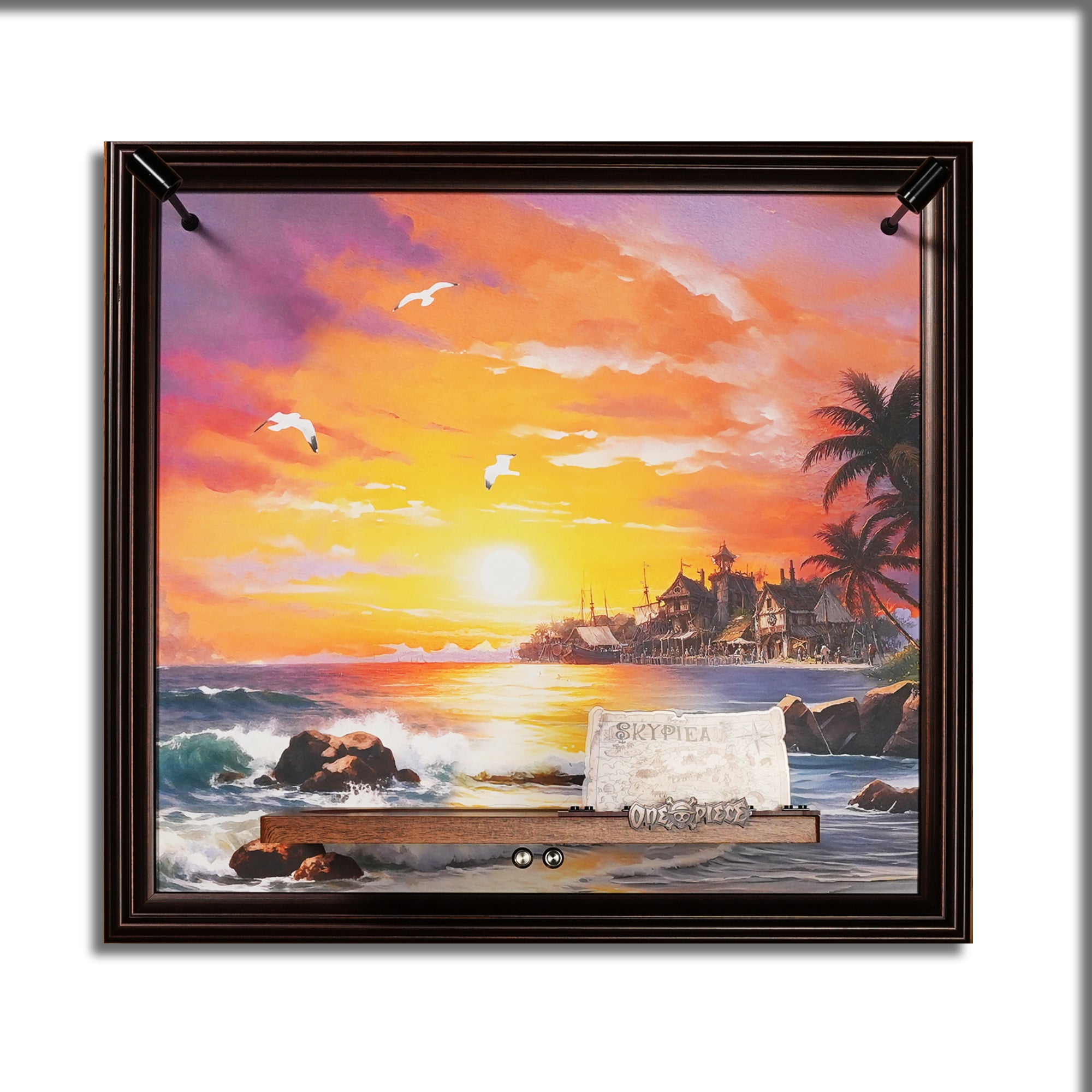 LED Light Display Wall Mount for LEGO® One Piece 75639 The Going Merry Pirate Ship (LEGO® Set NOT Include)