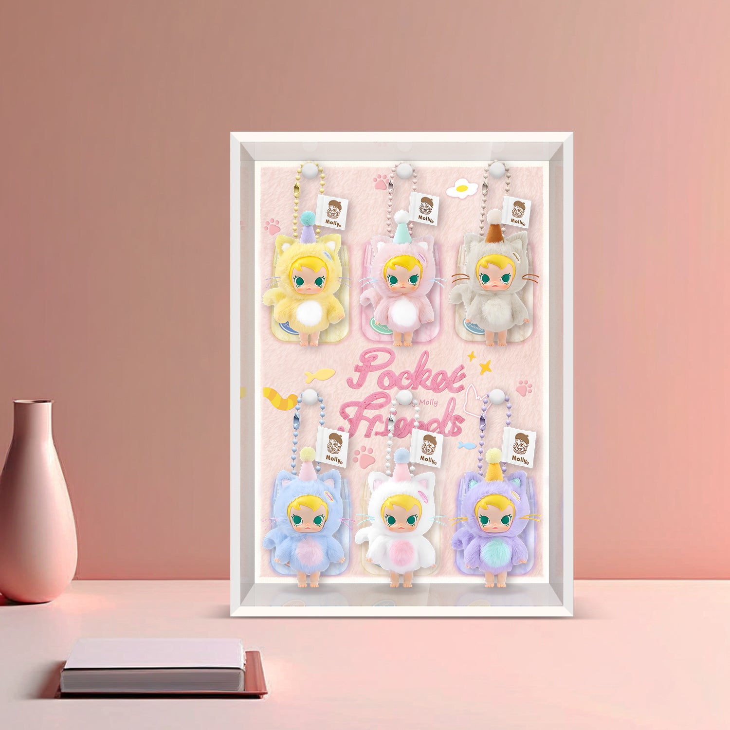 Acrylic Display Frame for POP MART® Baby Molly "Pocket Friends Series" (Model Not Included)