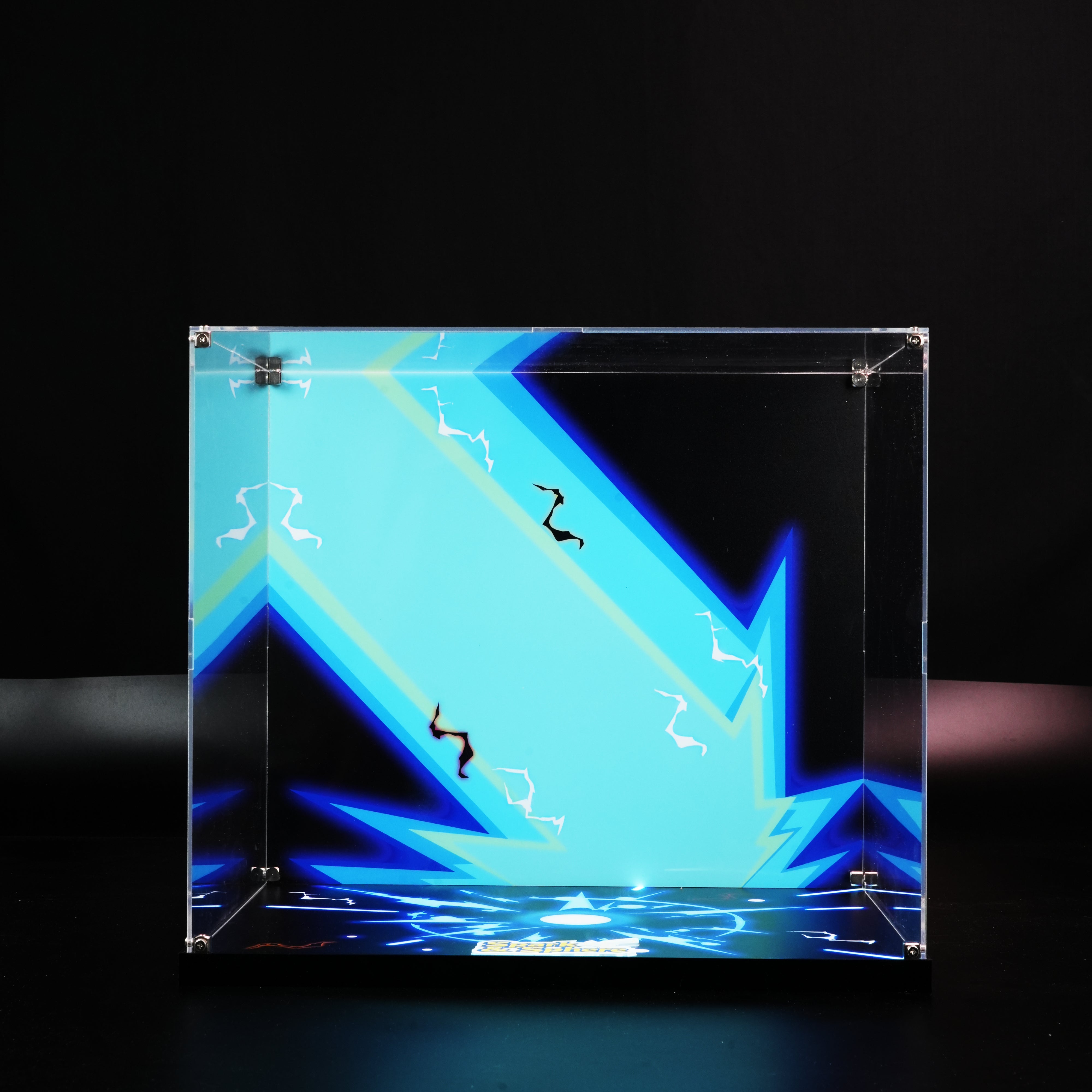 LED Light Acrylic Display Case for LEGO® Pokémon 72152 Pikachu and Poké Ball (LEGO® Set NOT Include)