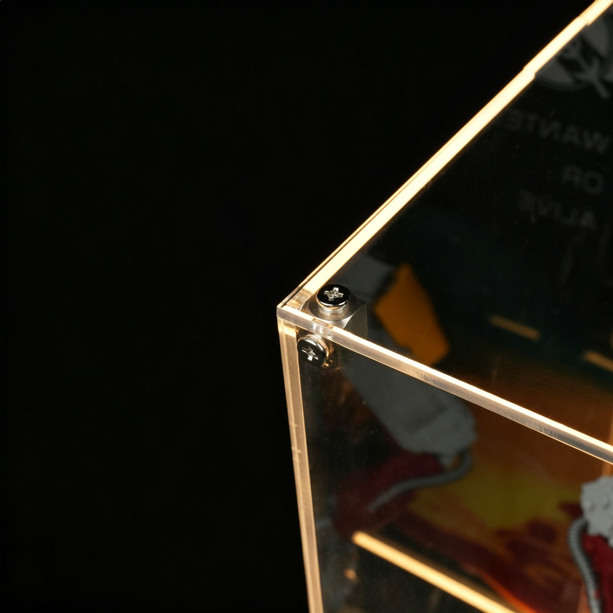 LED Light Acrylic Display Case for LEGO® Star Wars™ 75455 Boba Fett™ (LEGO® Set NOT Included)