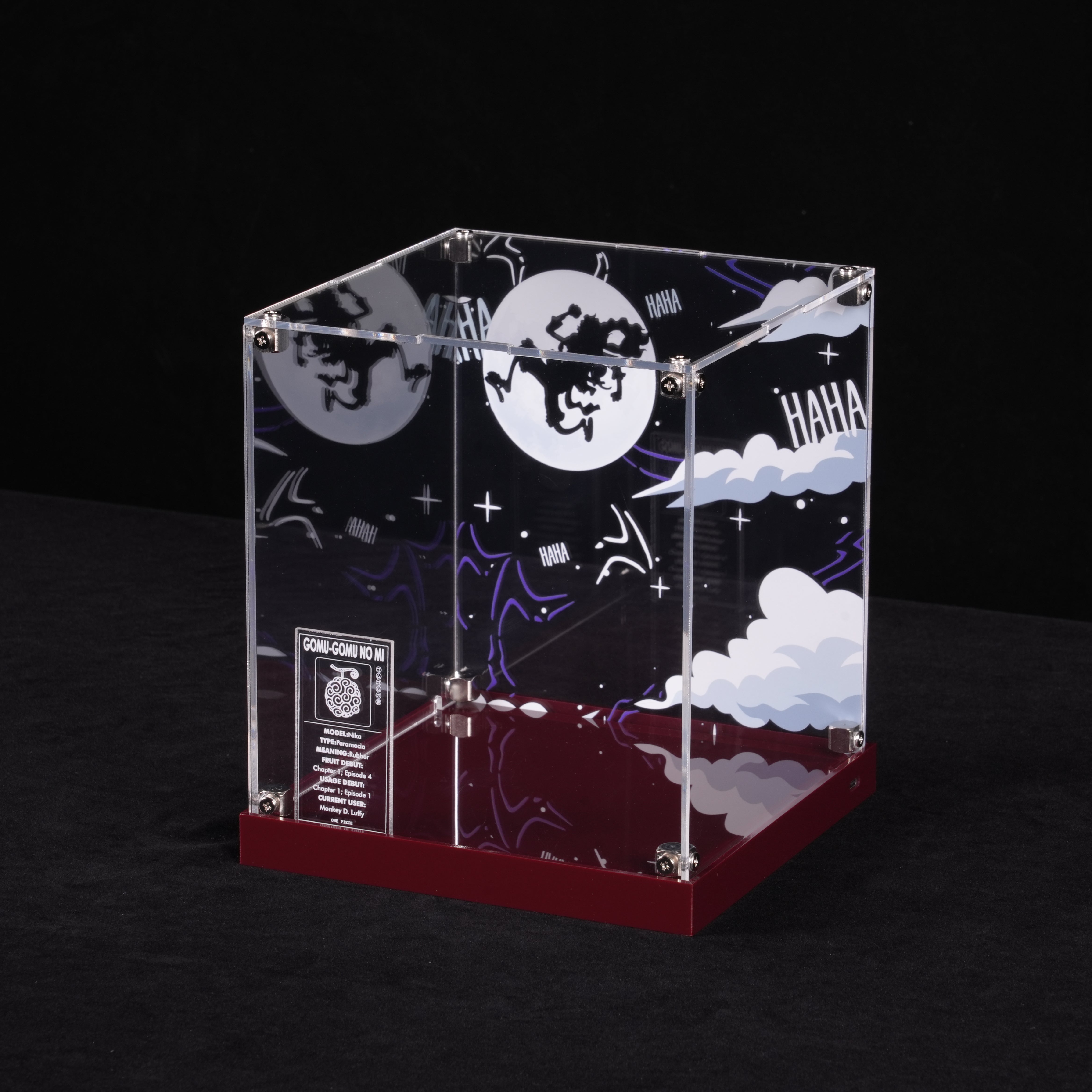 LED Light Acrylic Display Case for LEGO® One Piece 75647 Gum-Gum Fruit (LEGO® Set NOT Include)