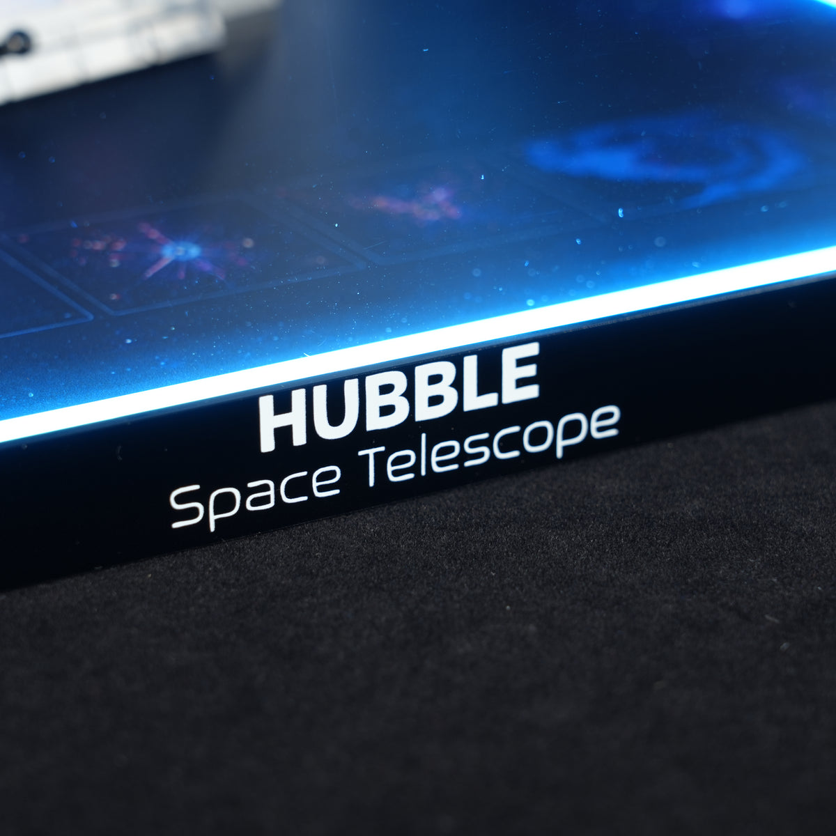 LED Light Acrylic Display Case for LEGO® Icons 11382 Hubble Space Telescope (LEGO® Set Not Included).