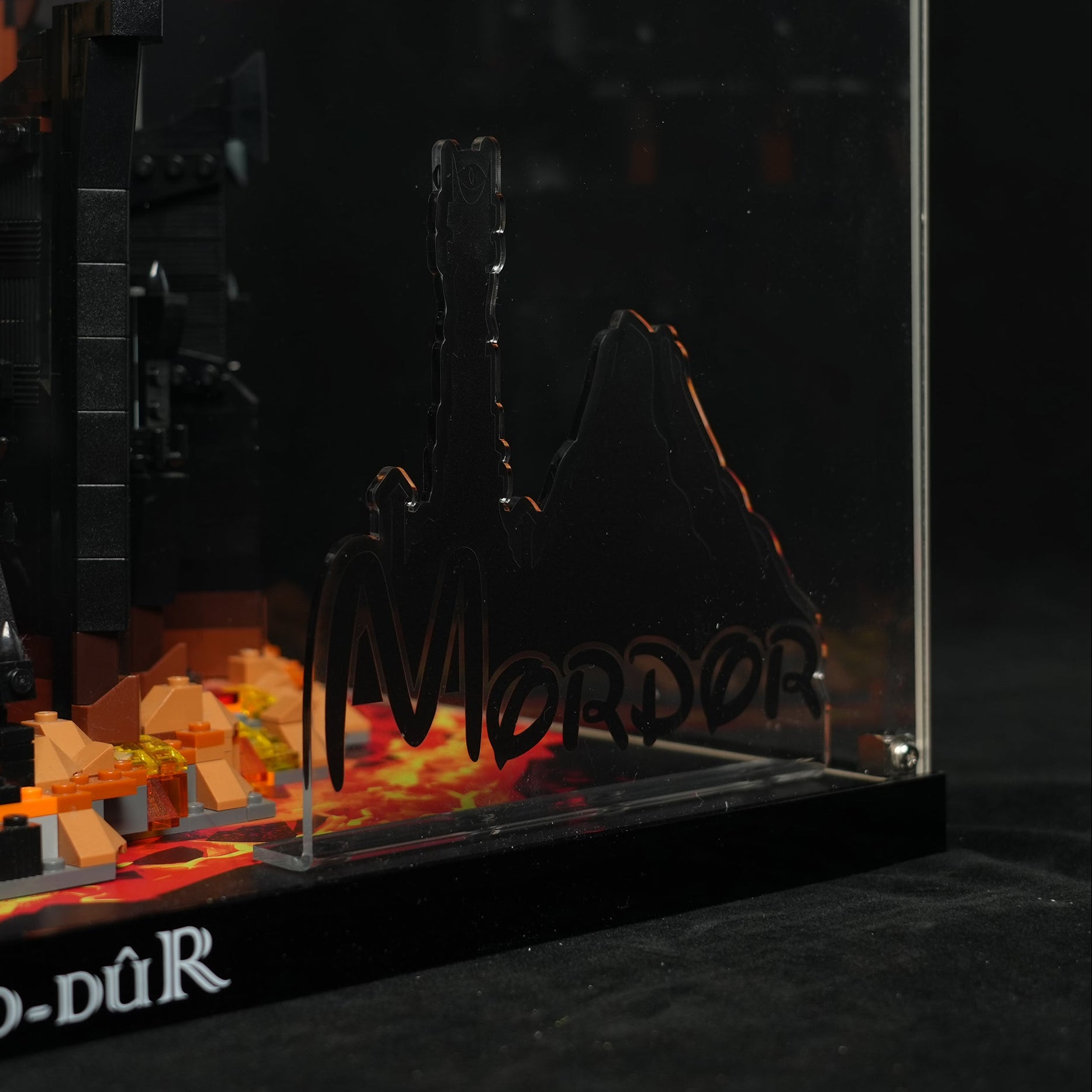 Acrylic Display Case for LEGO® Lord of the Rings™ 10333 The Lord of the Rings: Barad-dûr™ (LEGO® Set NOT Included)