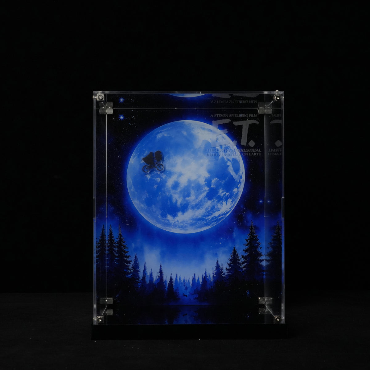LED Light Acrylic Display Case for LEGO® Ideas 21370 E.T. the Extra-Terrestrial (LEGO® Set NOT Included)