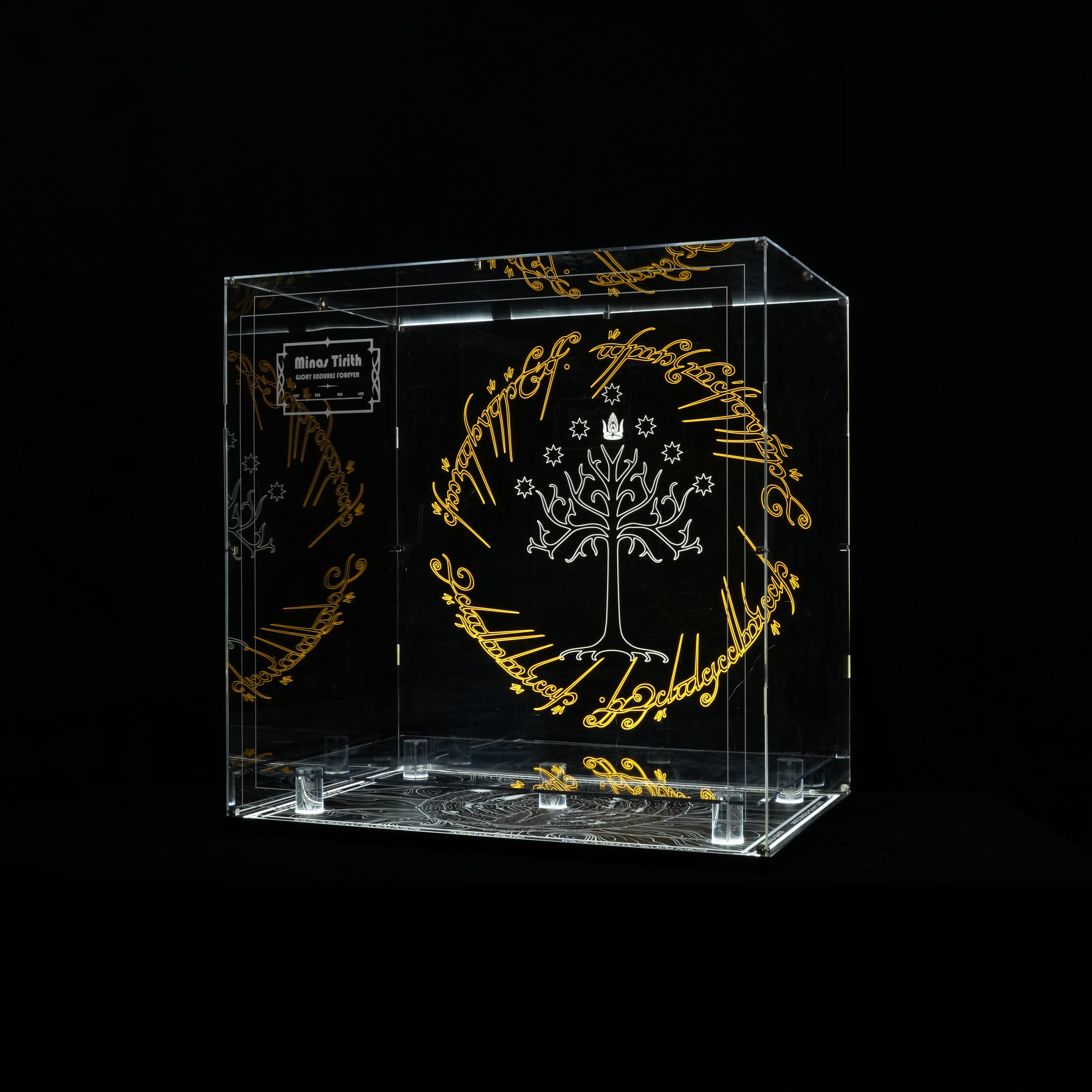 LED Light Acrylic Display Case for LEGO® Icons 11377 (LEGO® Set NOT Included)