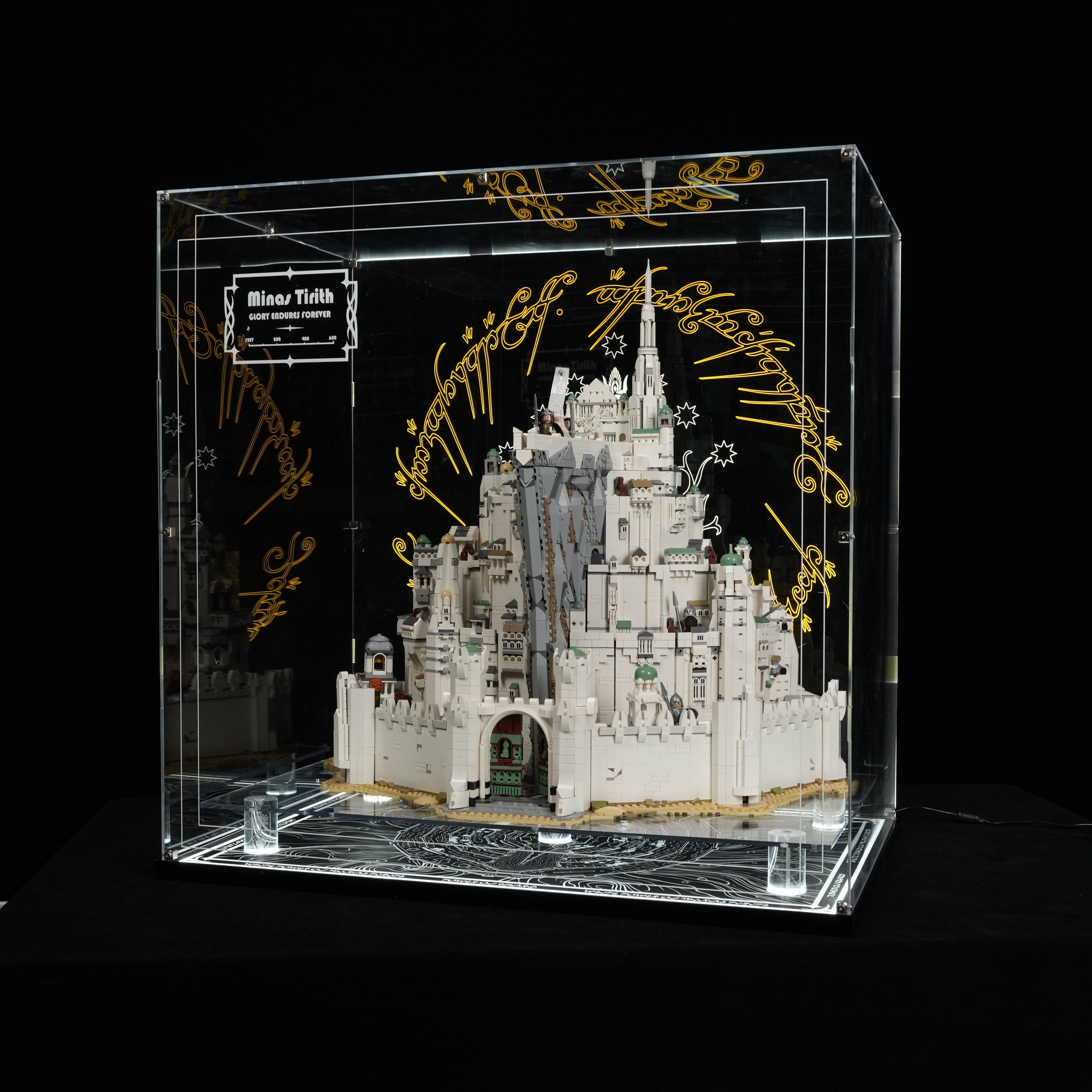 LED Light Acrylic Display Case for LEGO® Icons 11377 (LEGO® Set NOT Included)