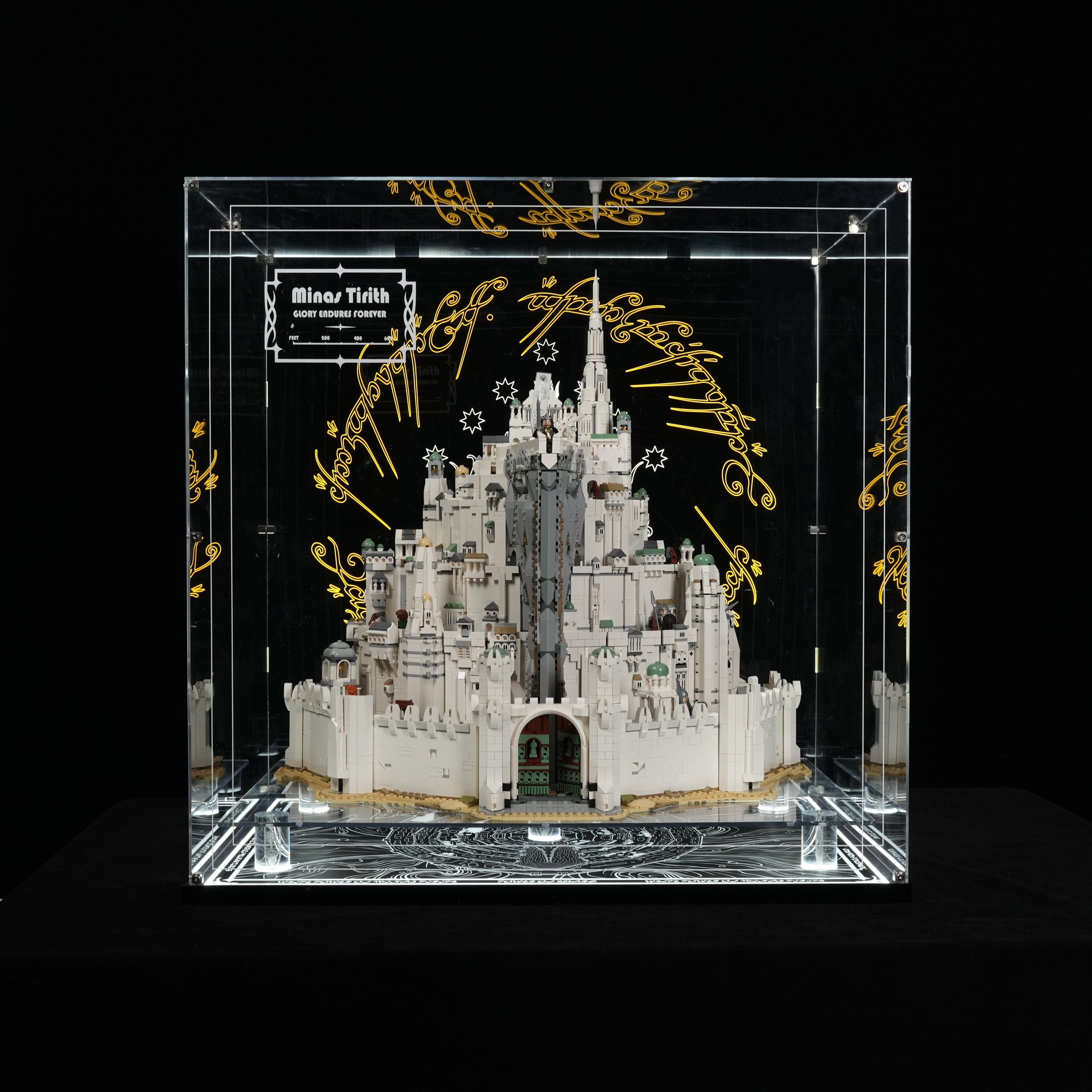 LED Light Acrylic Display Case for LEGO® Icons 11377 (LEGO® Set NOT Included)