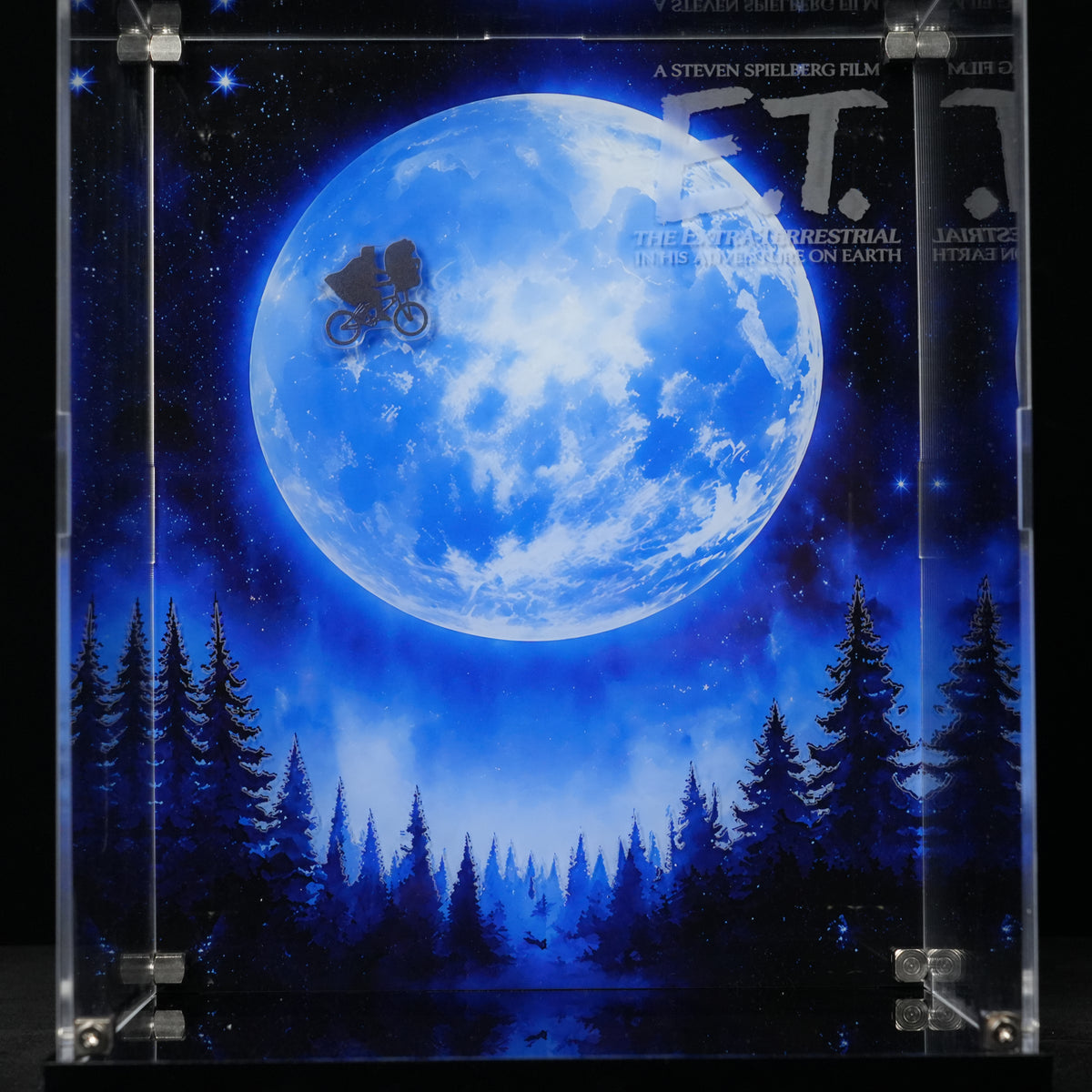 LED Light Acrylic Display Case for LEGO® Ideas 21370 E.T. the Extra-Terrestrial (LEGO® Set NOT Included)