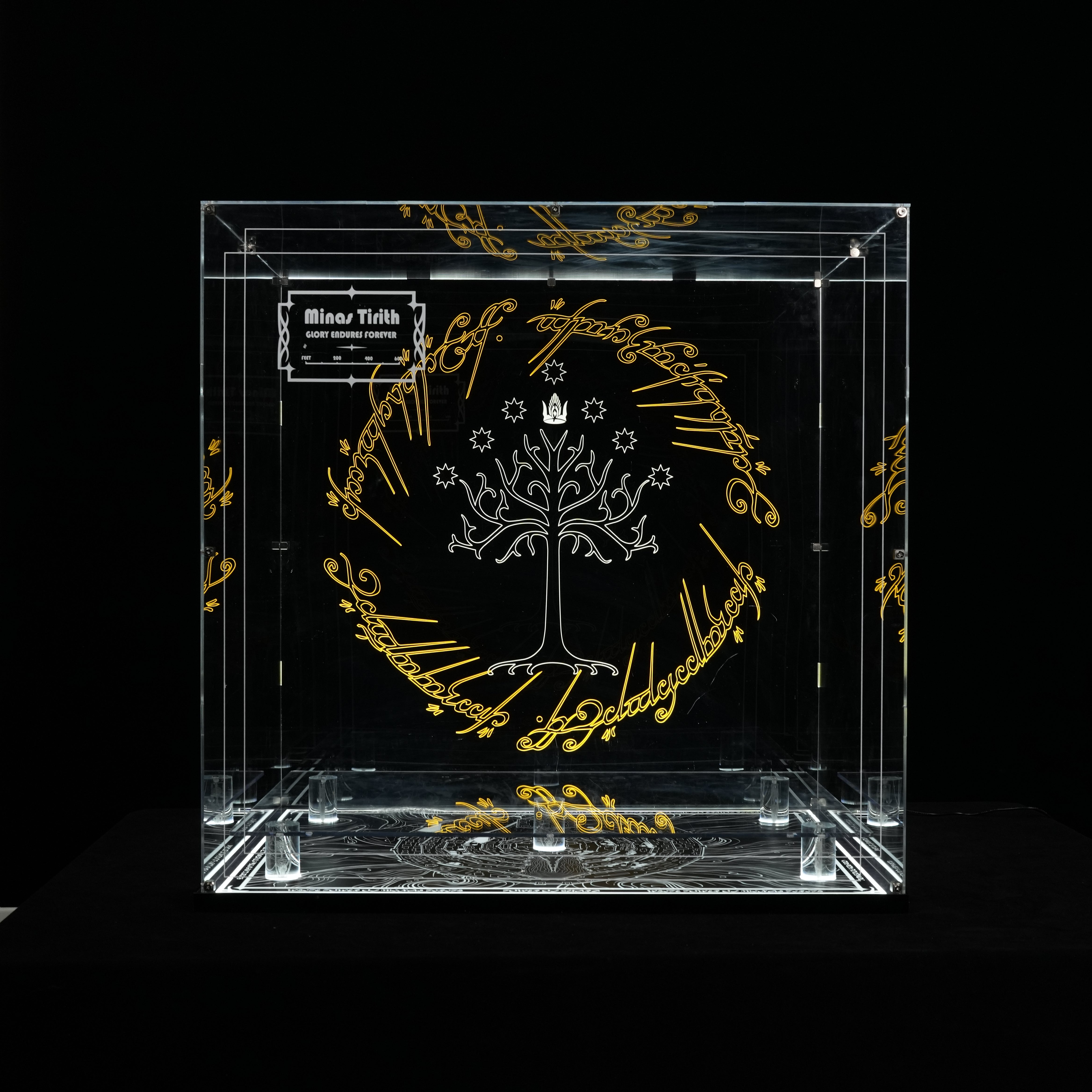 LED Light Acrylic Display Case for LEGO® Icons 11377 (LEGO® Set NOT Included)
