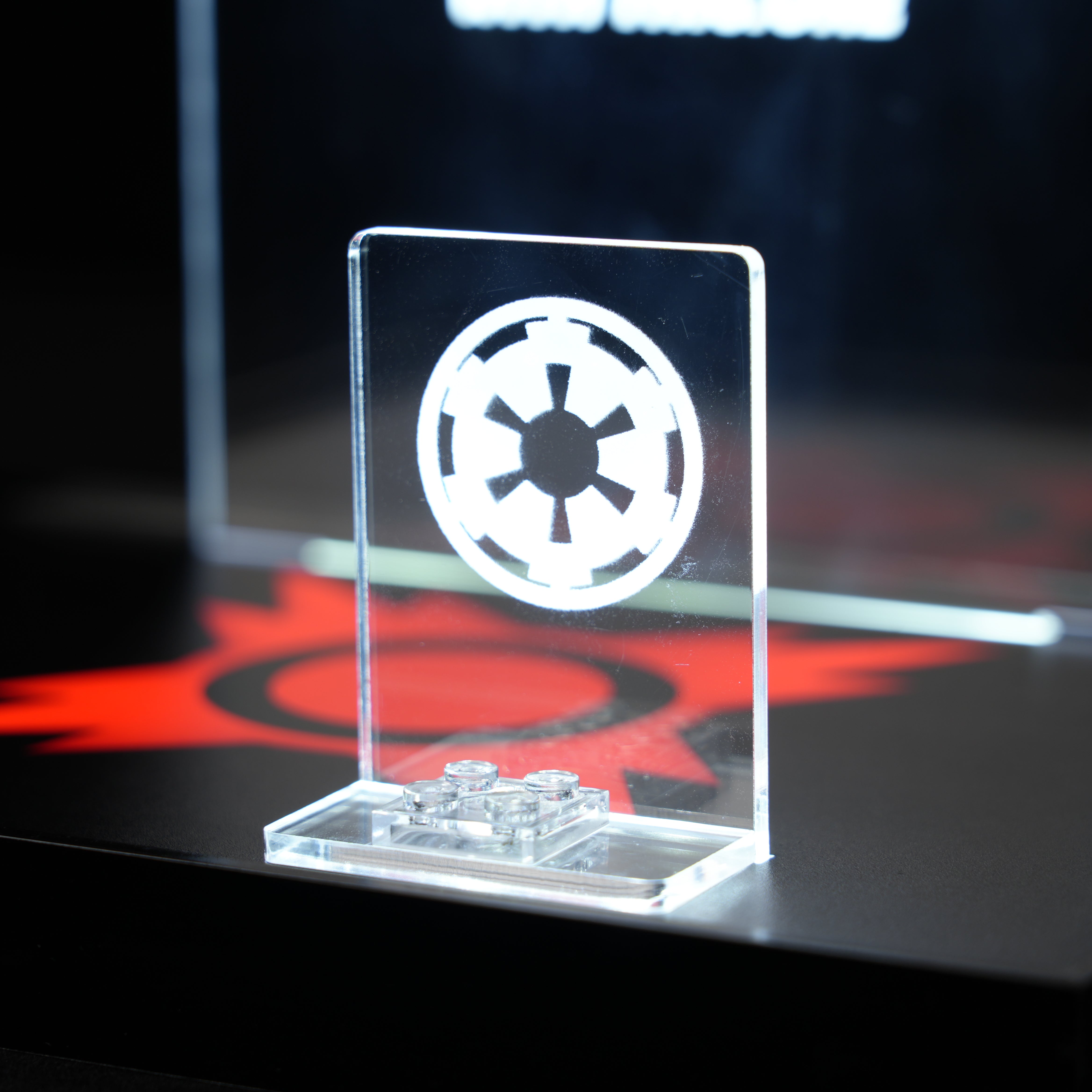 LED Light Acrylic Display Case for LEGO® Star Wars™ 75439 Darth Vader™ Bust (LEGO® Set NOT Include)