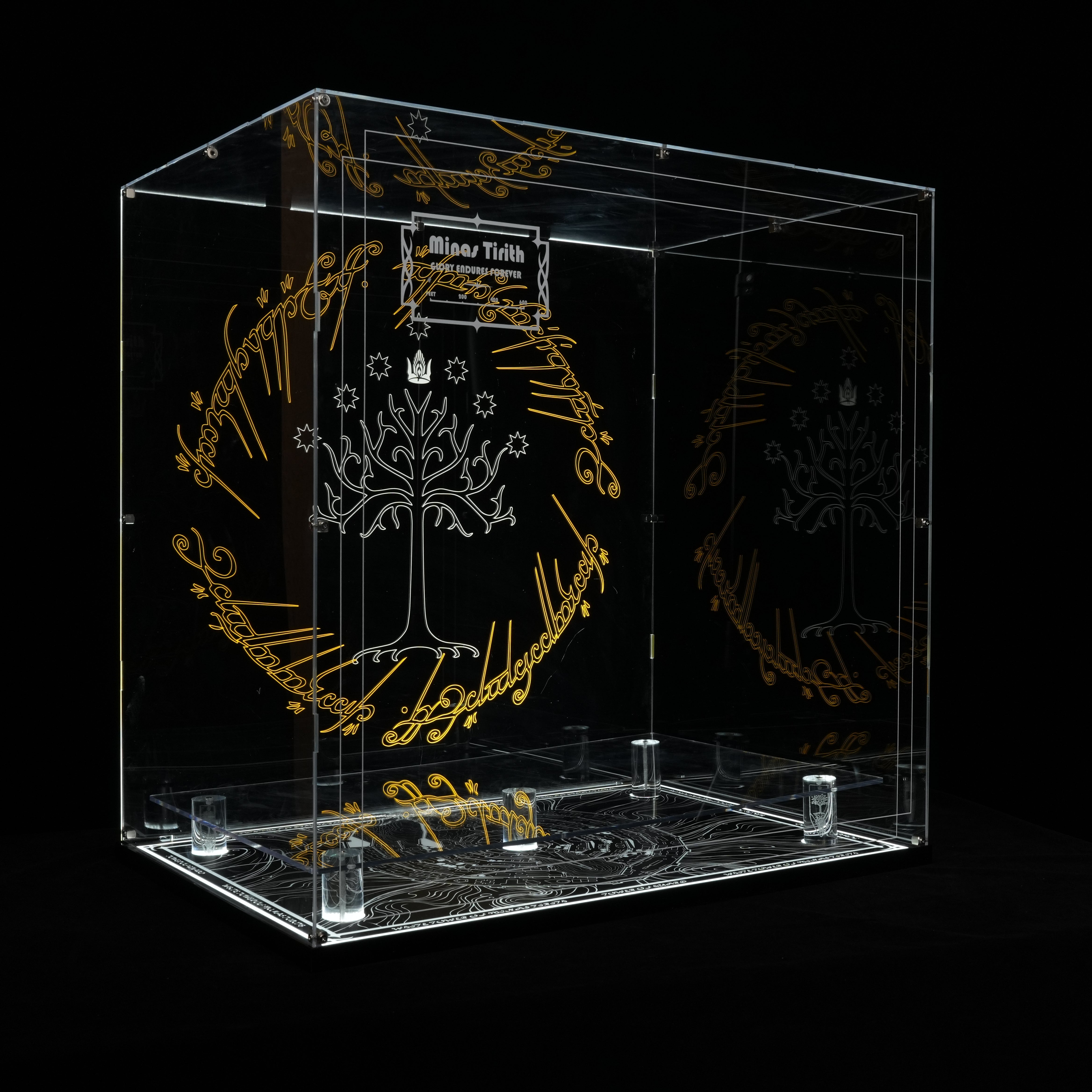 LED Light Acrylic Display Case for LEGO® Icons 11377 (LEGO® Set NOT Included)