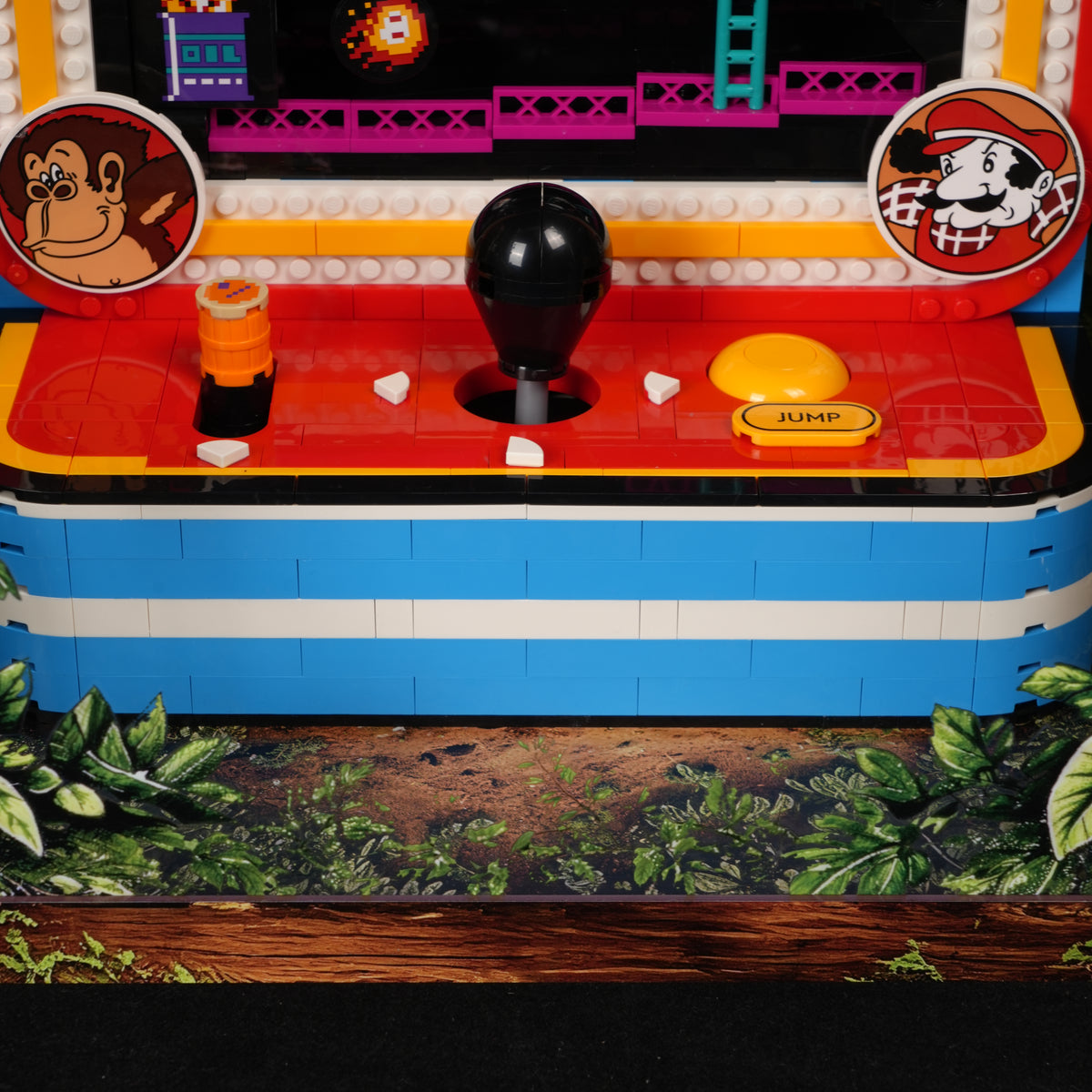 Acrylic Display Case for LEGO® Super Mario™ 72051 Donkey Kong™ Arcade (LEGO® Set Not Included)