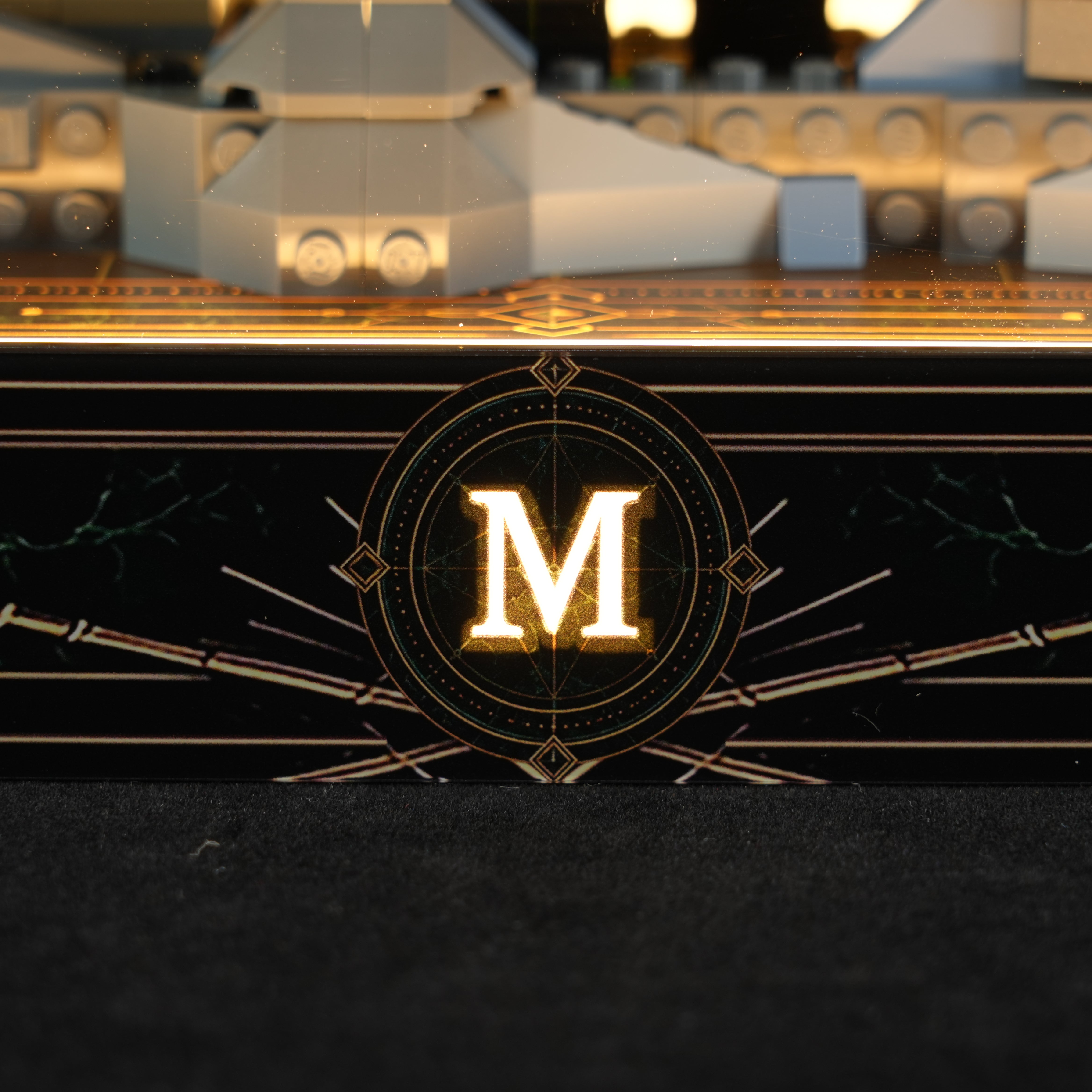 LED Light Acrylic Display Case for Harry Potter™ 76476 The Ministry of Magic™ – Collectors' Edition (LEGO® Set NOT Included)