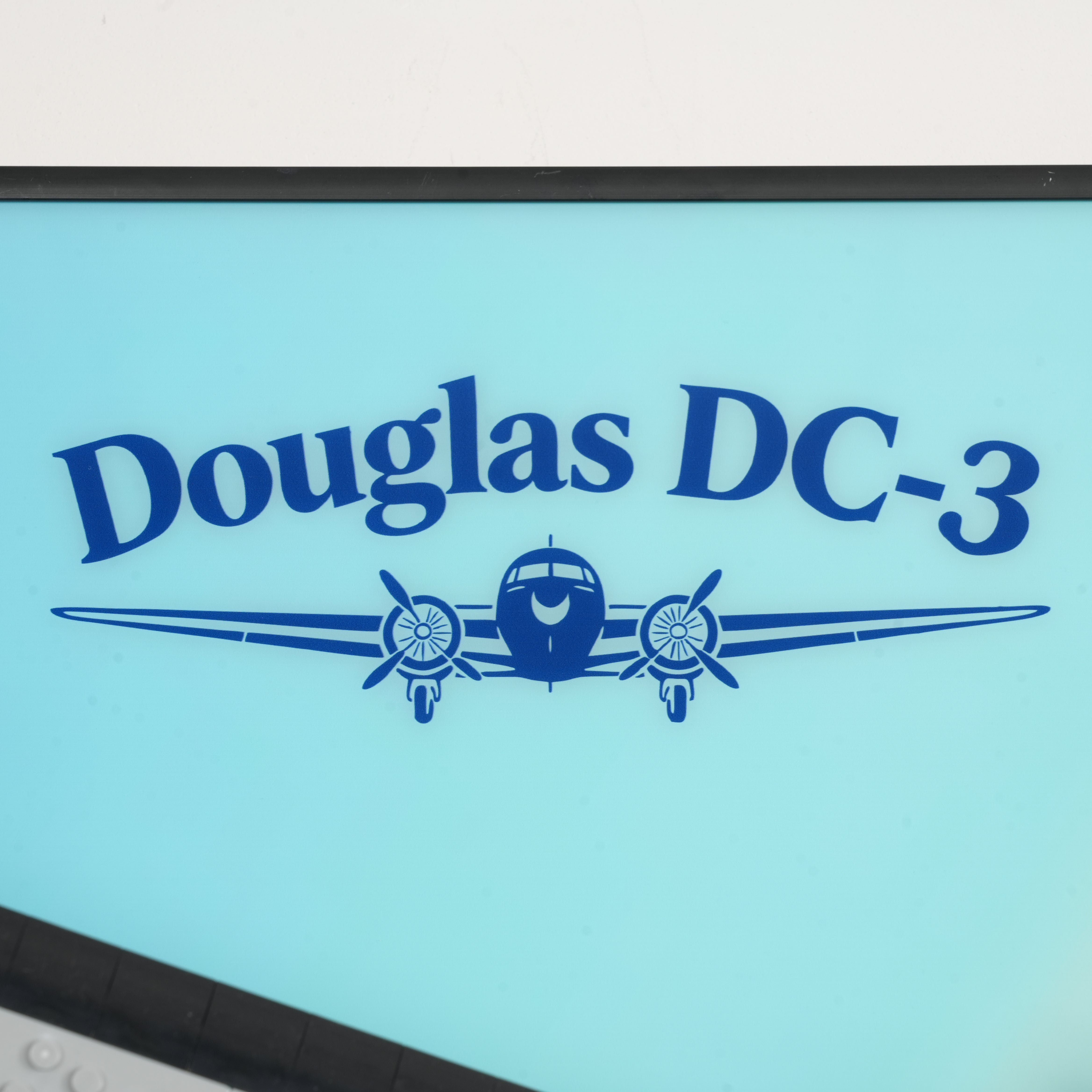 Acrylic Display Wall Mount for LEGO® Icons 11378 Douglas™ DC-3™ PAN AM® Airliner (LEGO® Set NOT Include)