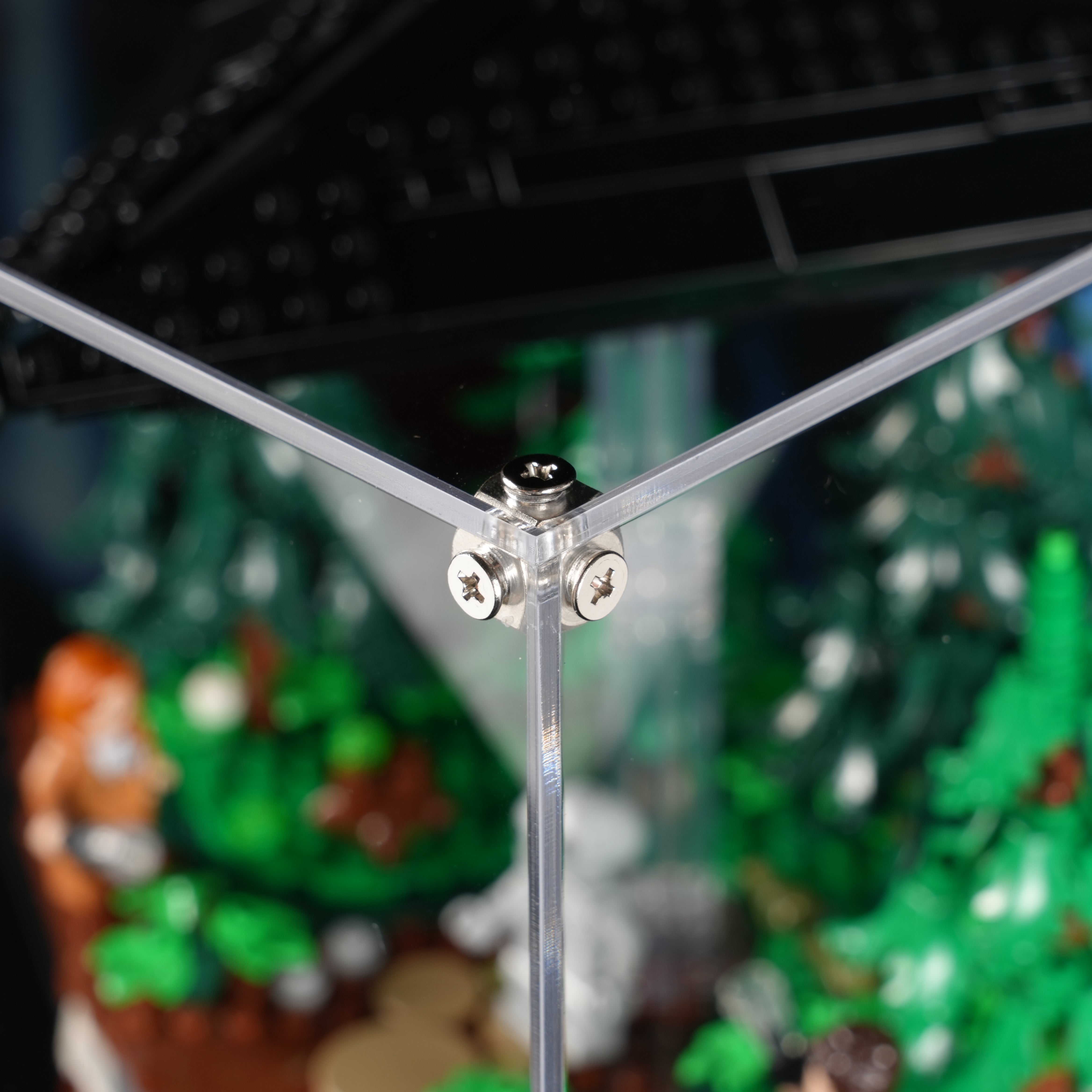 With Gift Item Space - Acrylic Display Case for LEGO® Ideas 21369 The X-Files (LEGO® Set Not Included)