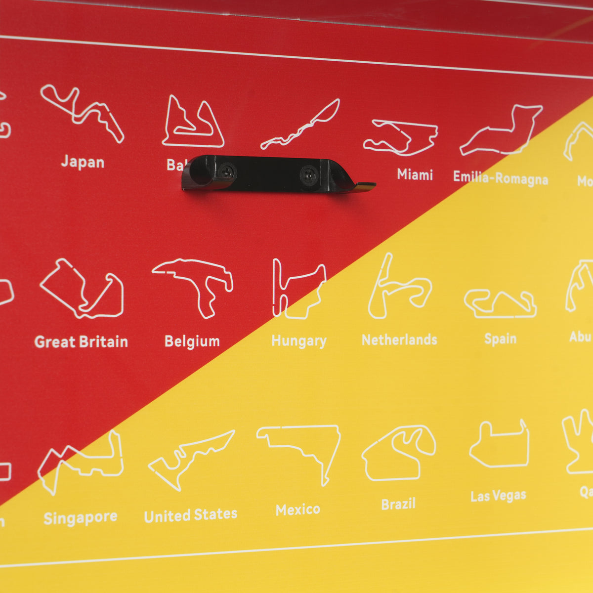 LED Light Acrylic Display Case for LEGO® Editions 43014 Scuderia Ferrari HP Charles Leclerc Helmet and 43022 Scuderia Ferrari HP Lewis Hamilton Helmet (LEGO® Set Not Included)