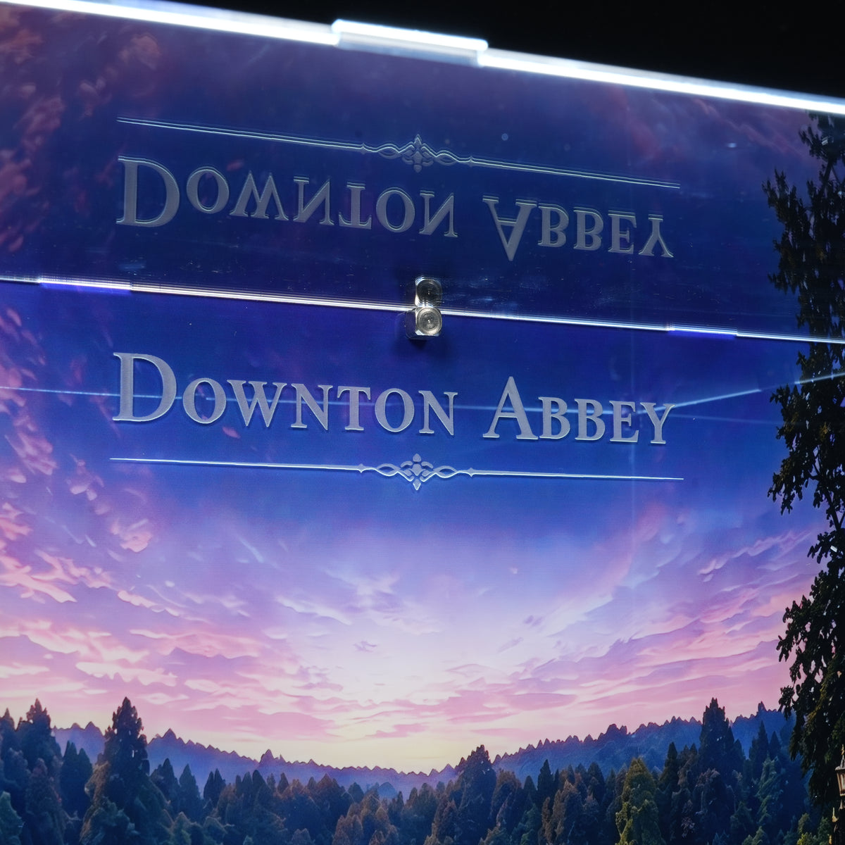 LED Light Acrylic Display Case for LEGO® Ideas 21373 Downton Abbey(LEGO® Set NOT Included)